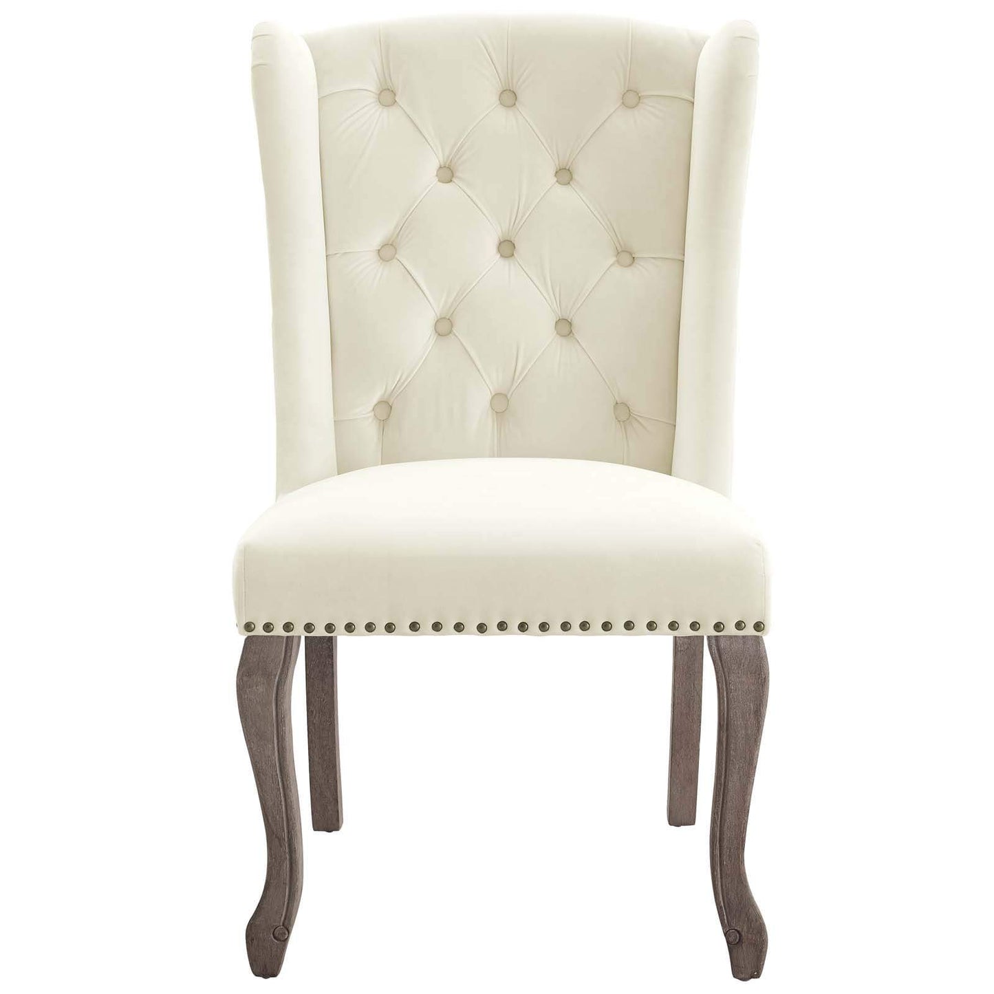 Modway Apprise French Vintage Dining Performance Velvet Side Chair