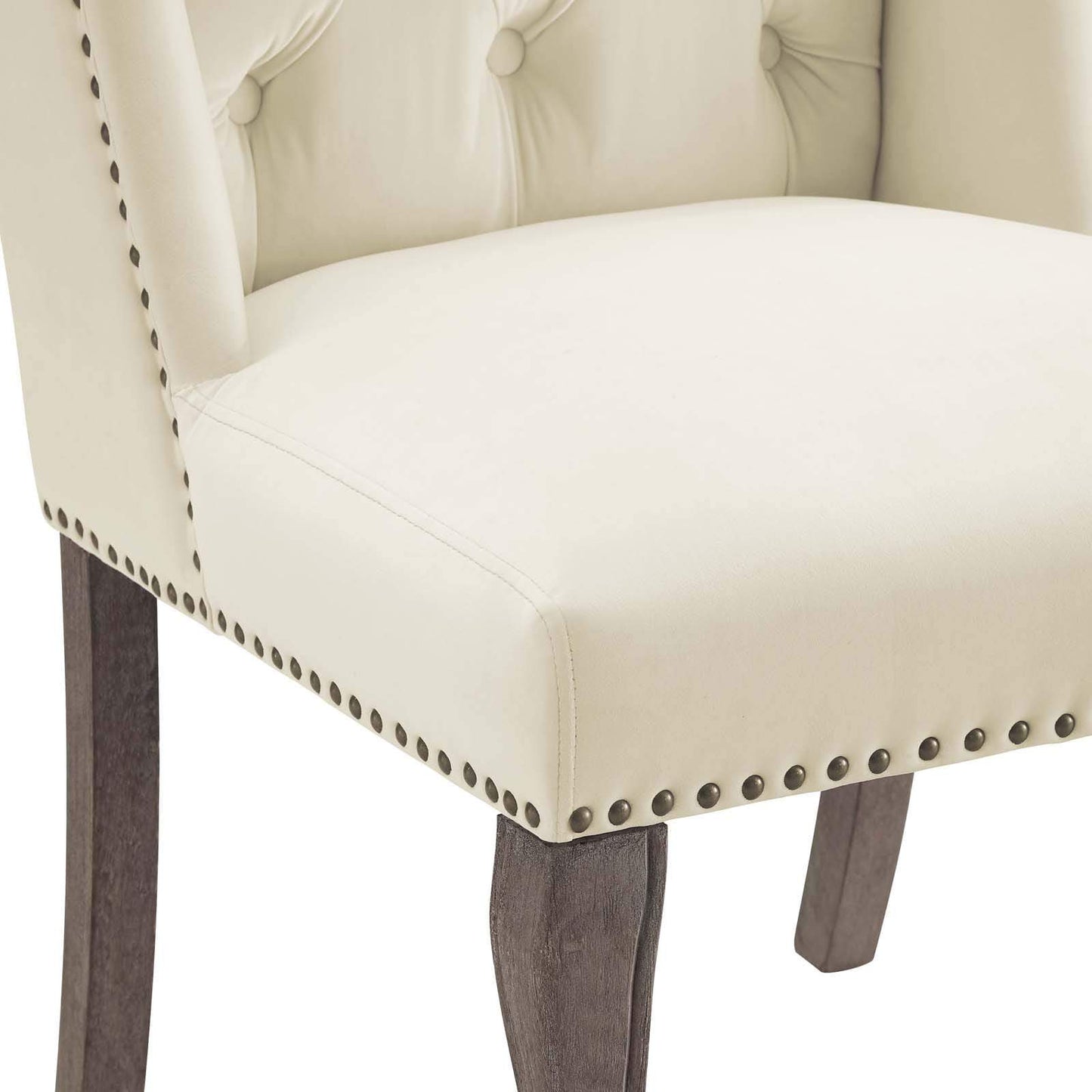 Modway Apprise French Vintage Dining Performance Velvet Side Chair
