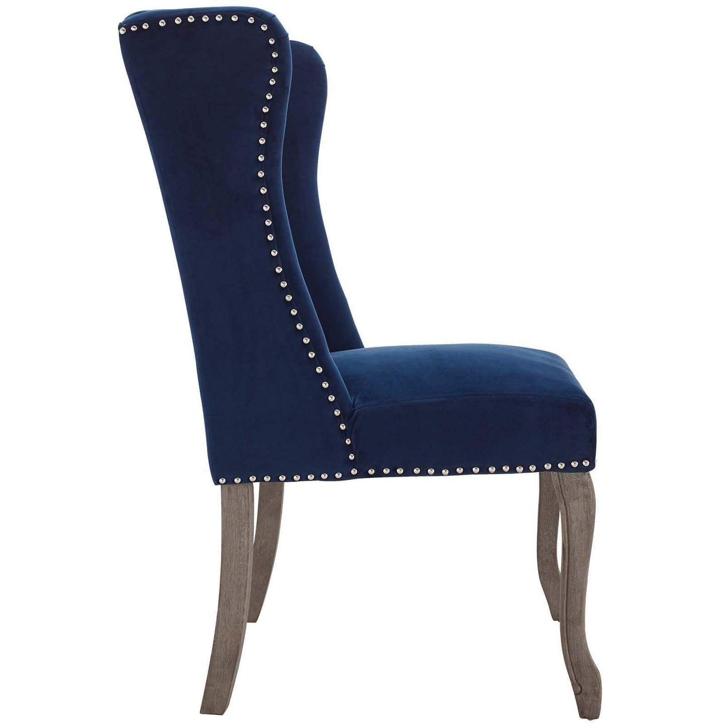 Modway Apprise French Vintage Dining Performance Velvet Side Chair