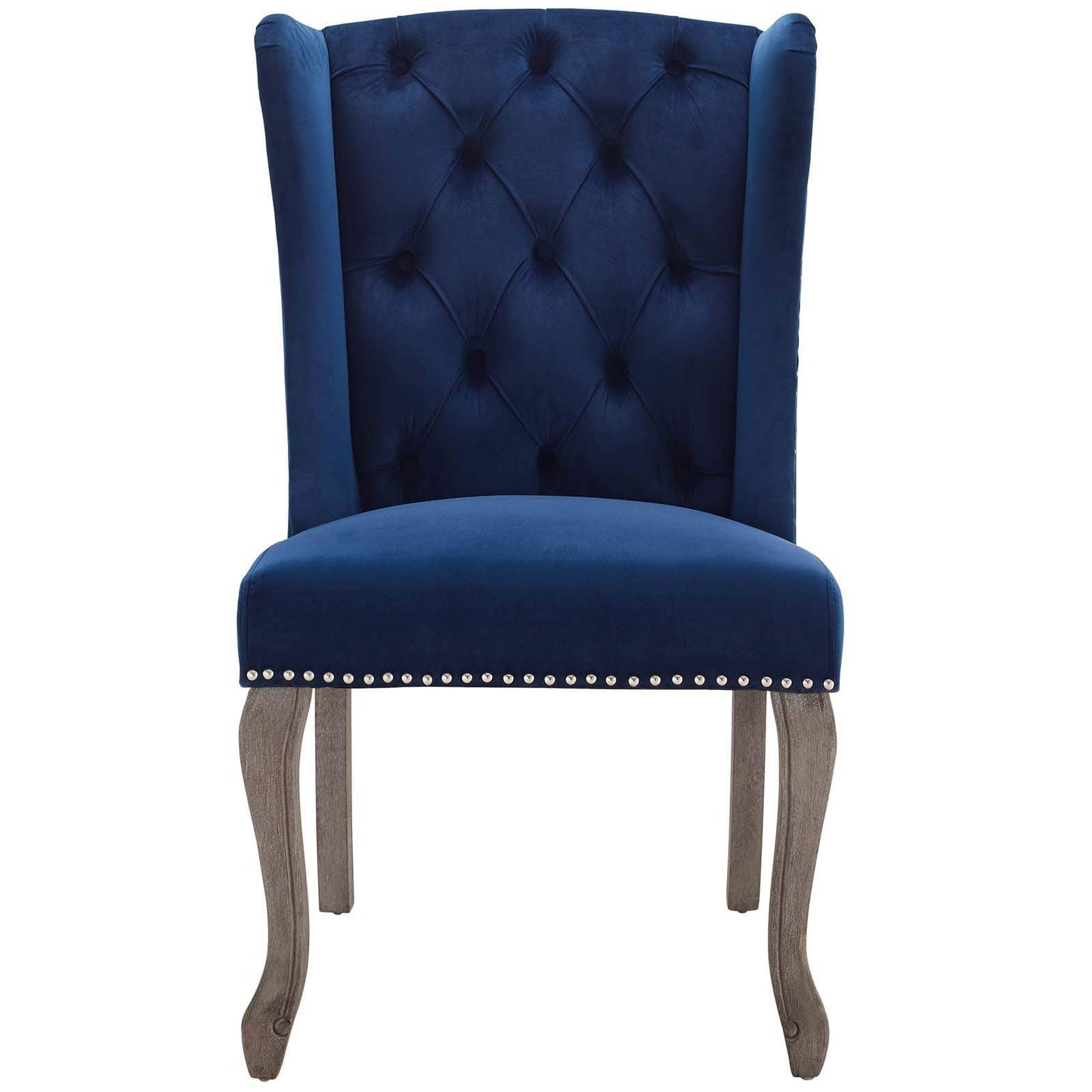 Modway Apprise French Vintage Dining Performance Velvet Side Chair