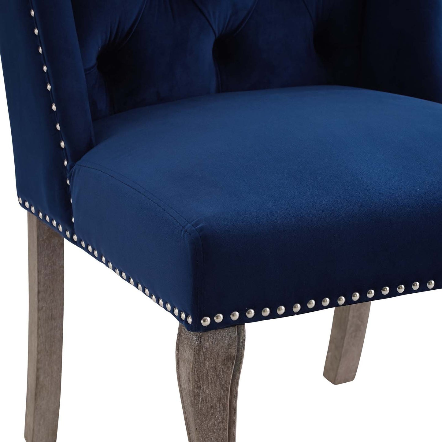 Modway Apprise French Vintage Dining Performance Velvet Side Chair