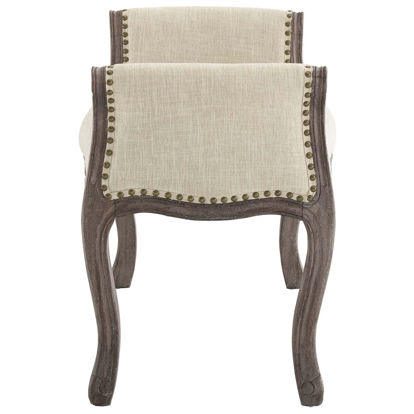 Modway Avail Vintage French Upholstered Fabric Bench