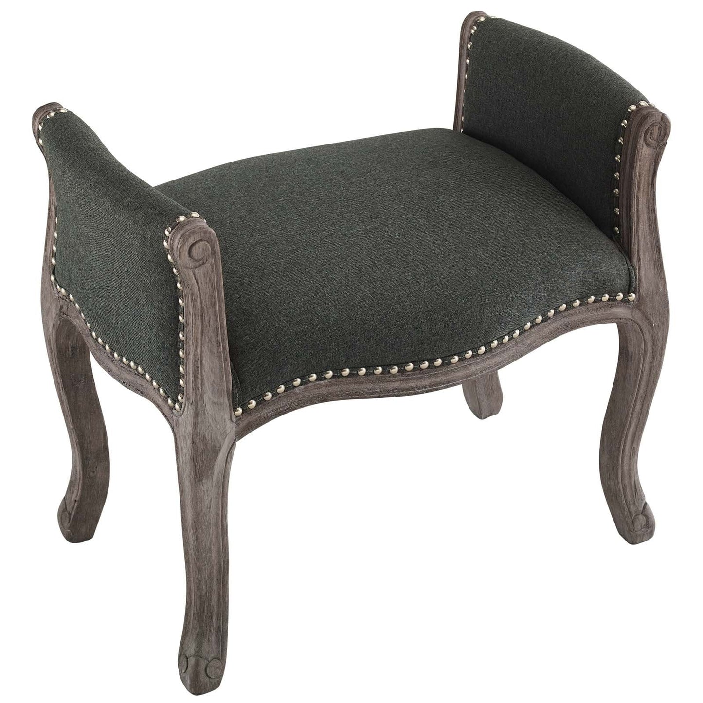 Modway Avail Vintage French Upholstered Fabric Bench