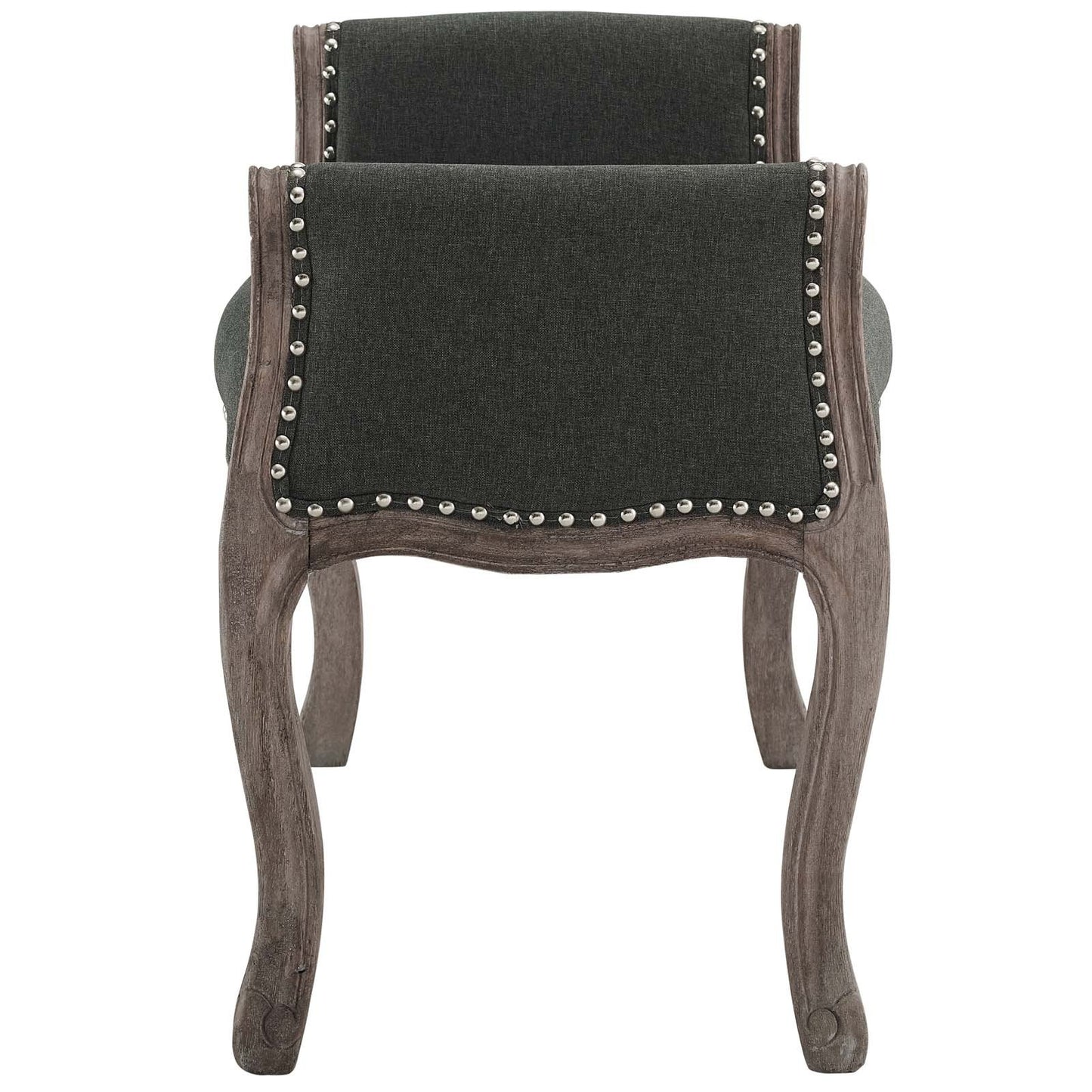 Modway Avail Vintage French Upholstered Fabric Bench