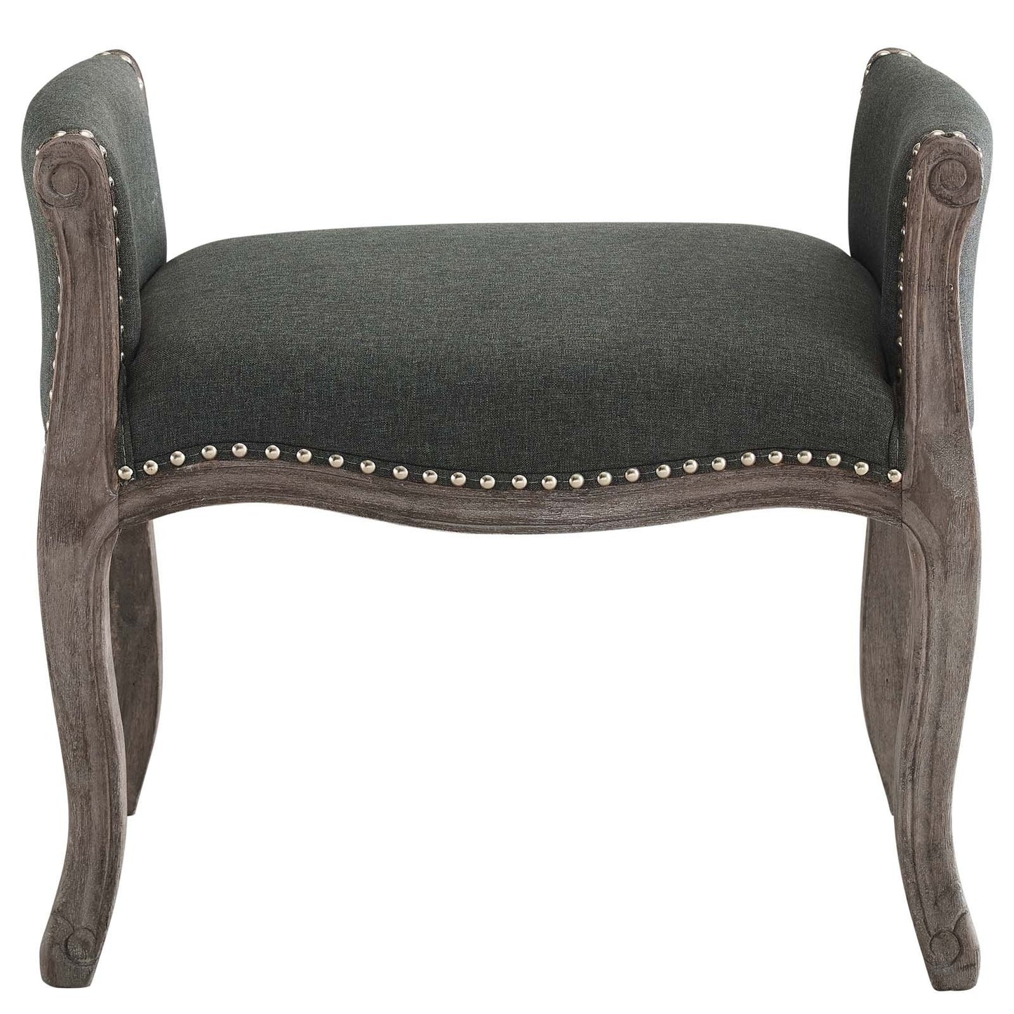 Modway Avail Vintage French Upholstered Fabric Bench