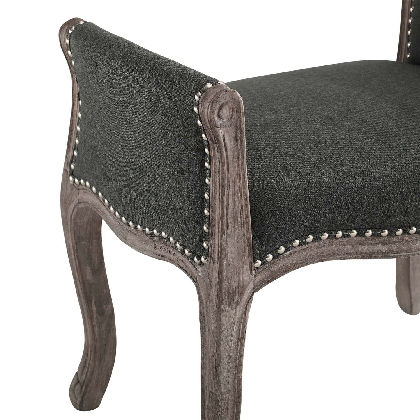 Modway Avail Vintage French Upholstered Fabric Bench