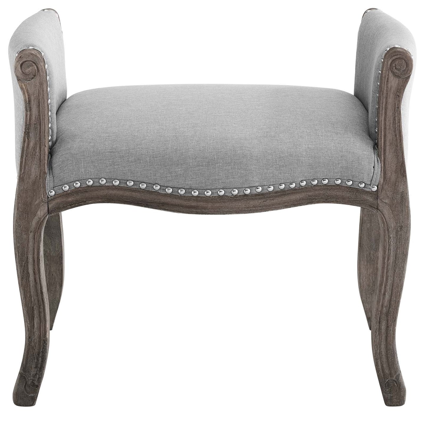 Modway Avail Vintage French Upholstered Fabric Bench