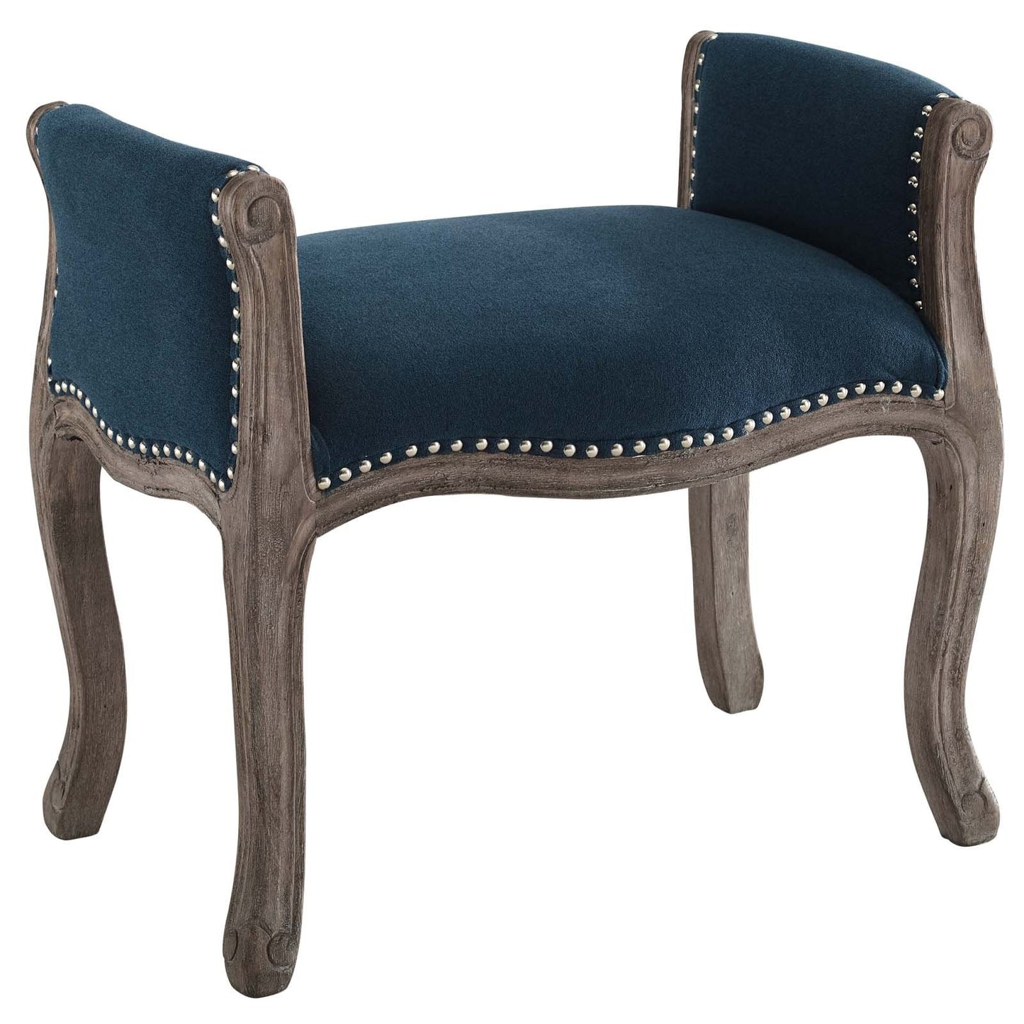 Modway Avail Vintage French Upholstered Fabric Bench