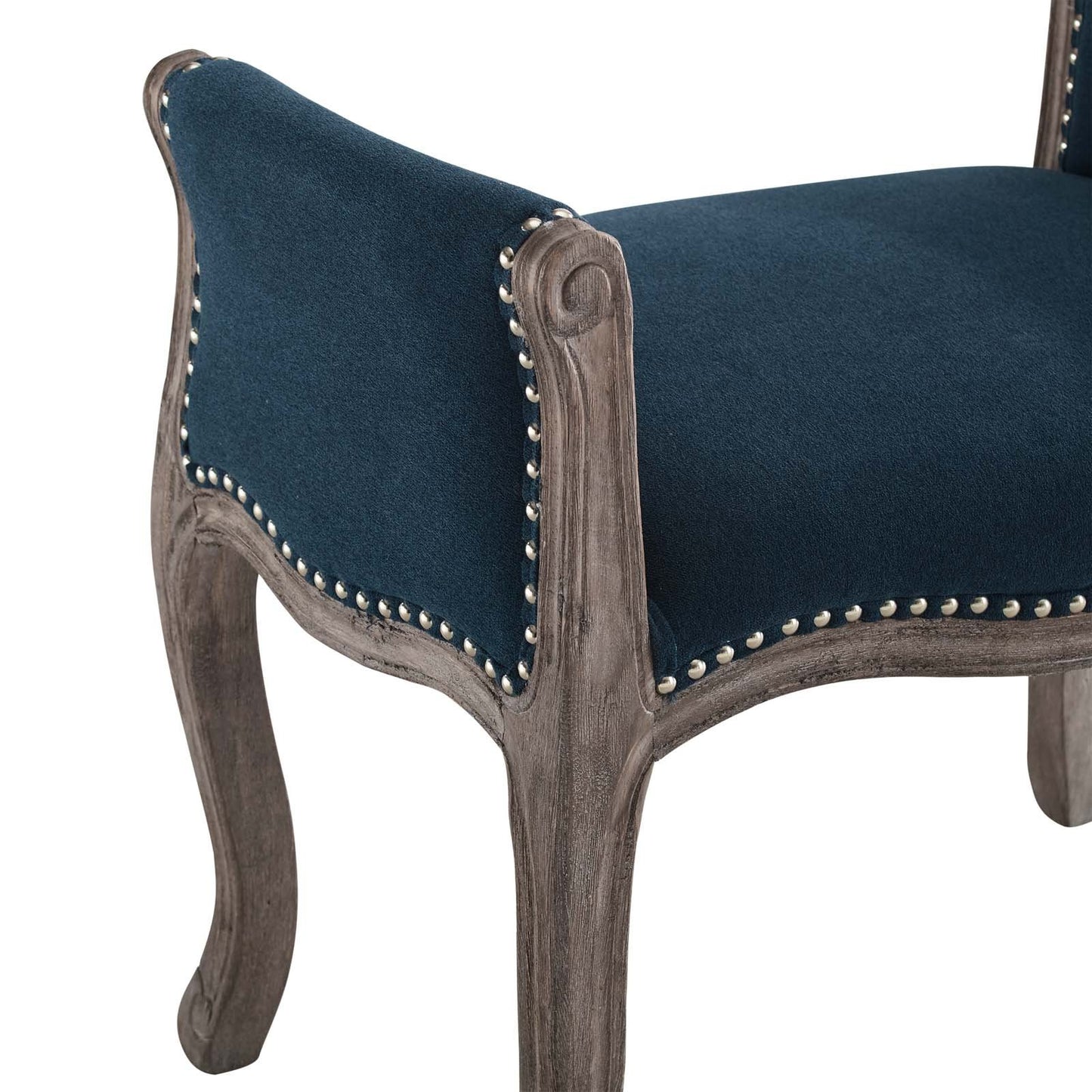 Modway Avail Vintage French Upholstered Fabric Bench