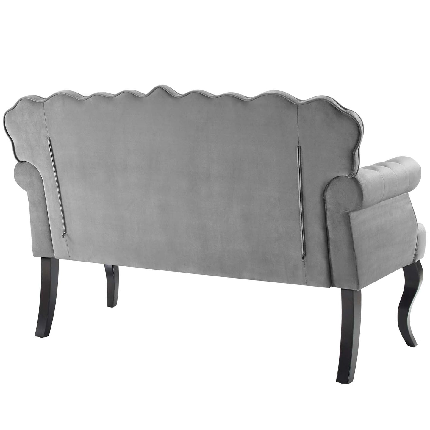 Modway Viola Chesterfield Button Tufted Loveseat Performance Velvet Settee | Loveseats | Modishstore-24
