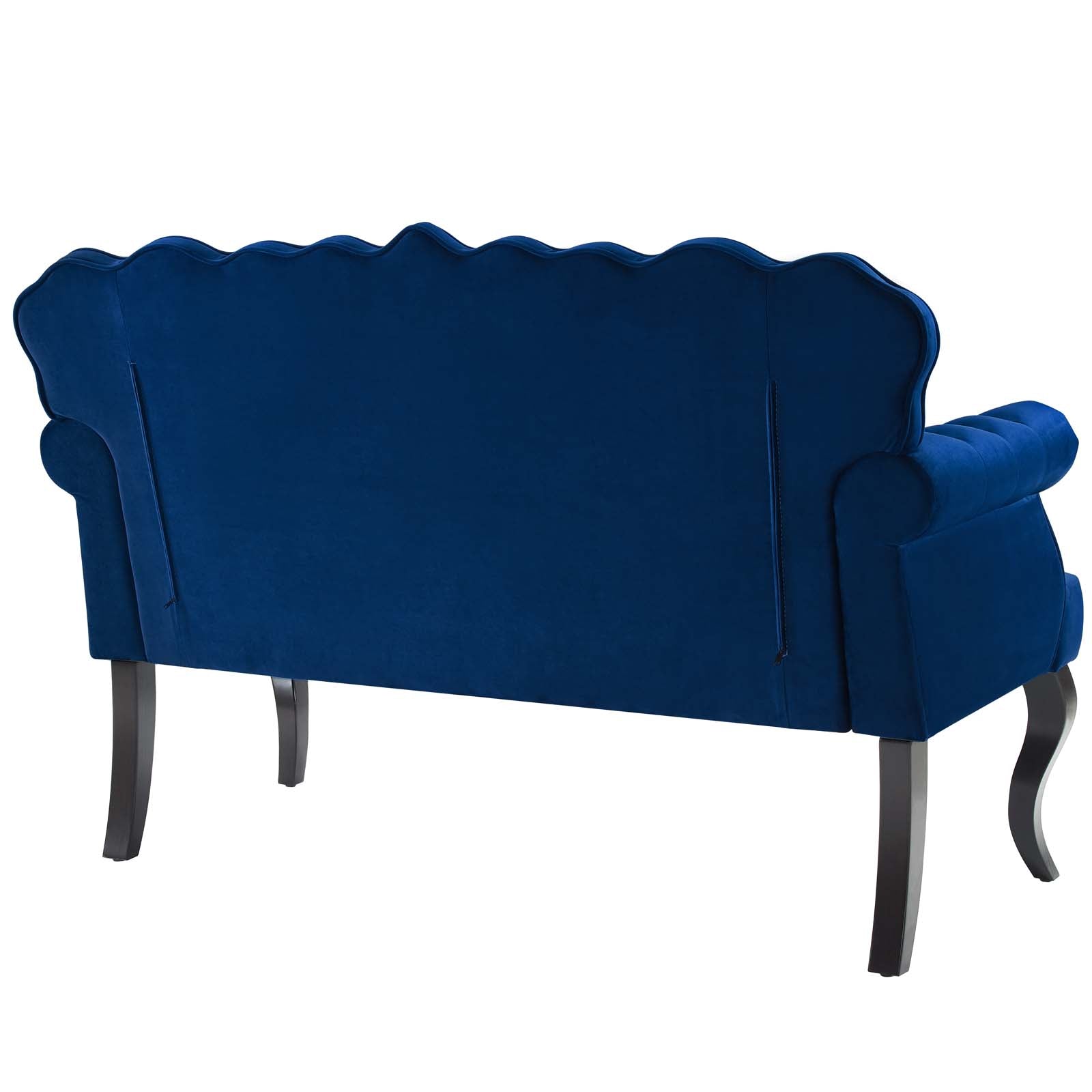 Modway Viola Chesterfield Button Tufted Loveseat Performance Velvet Settee | Loveseats | Modishstore-25