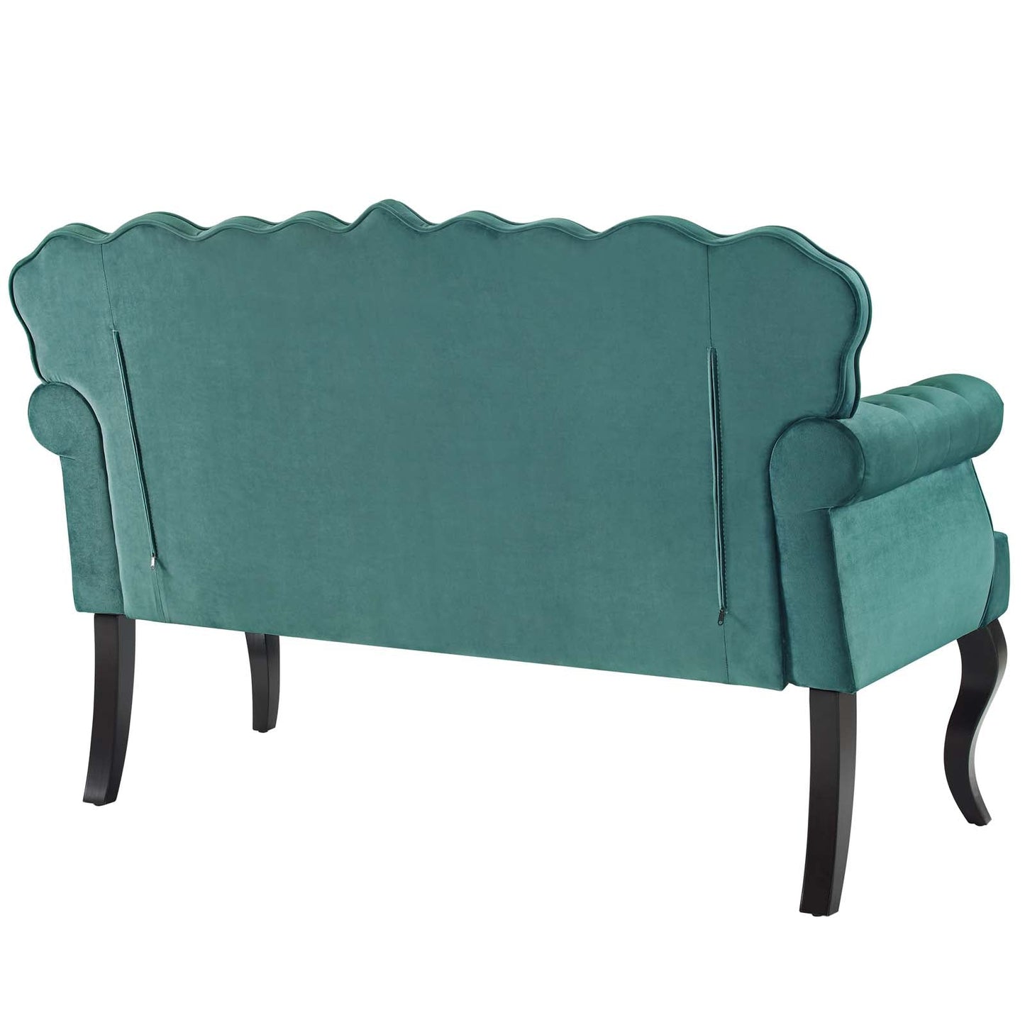 Modway Viola Chesterfield Button Tufted Loveseat Performance Velvet Settee | Loveseats | Modishstore-22