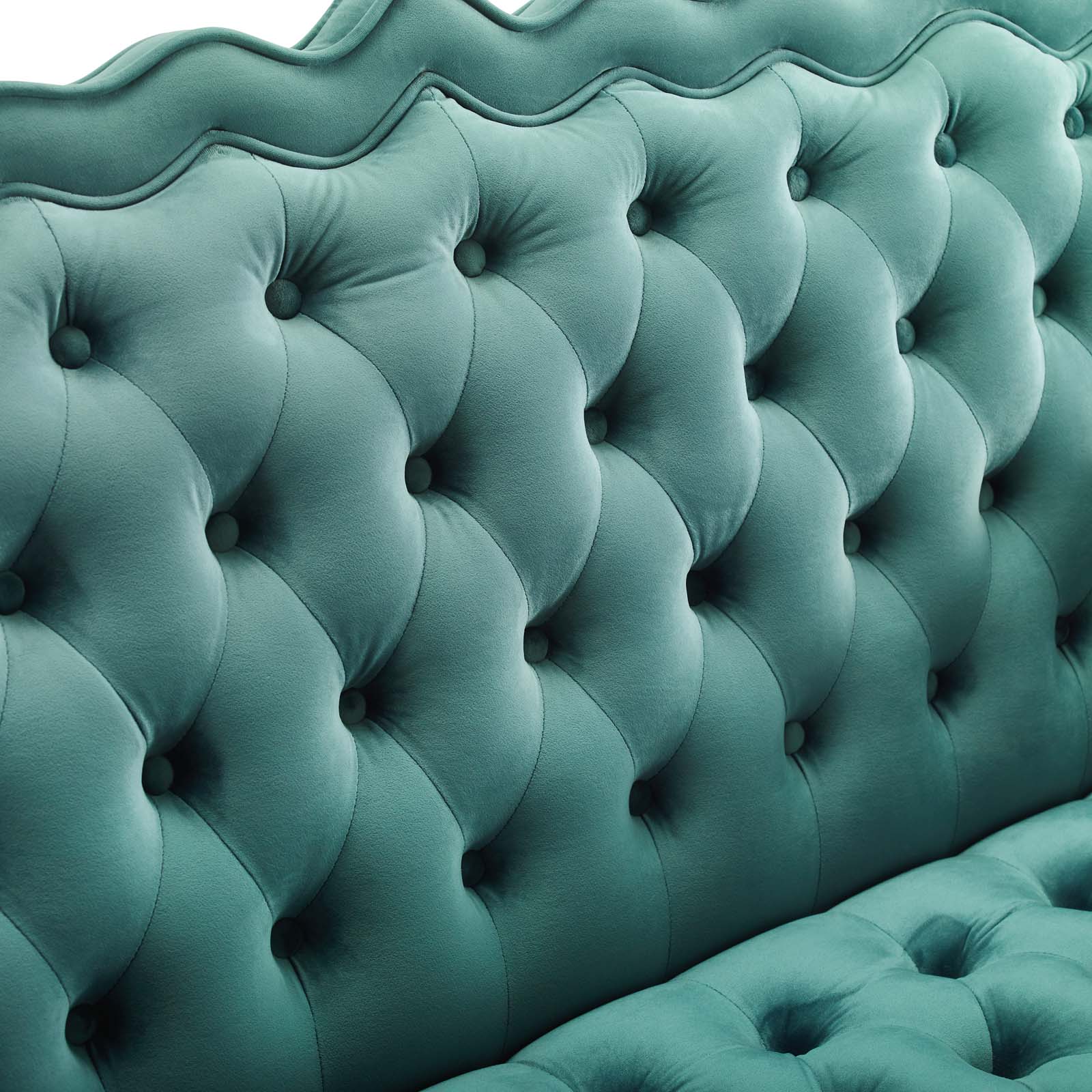 Modway Viola Chesterfield Button Tufted Loveseat Performance Velvet Settee | Loveseats | Modishstore-20