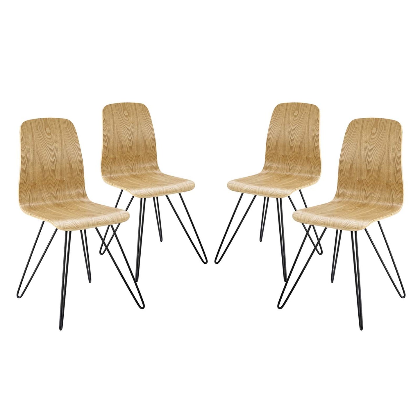 Modway Drift Dining Side Chair Set of 4