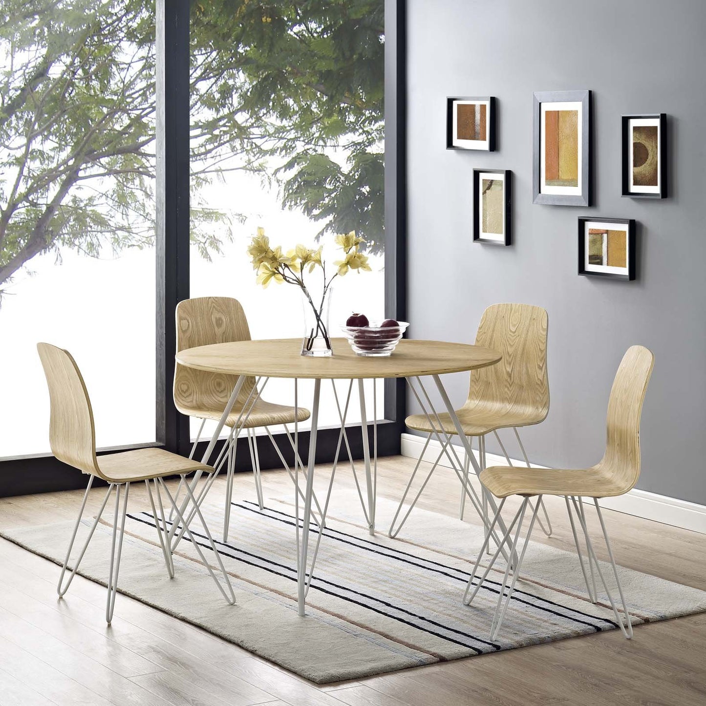 Modway Drift Dining Side Chair Set of 4