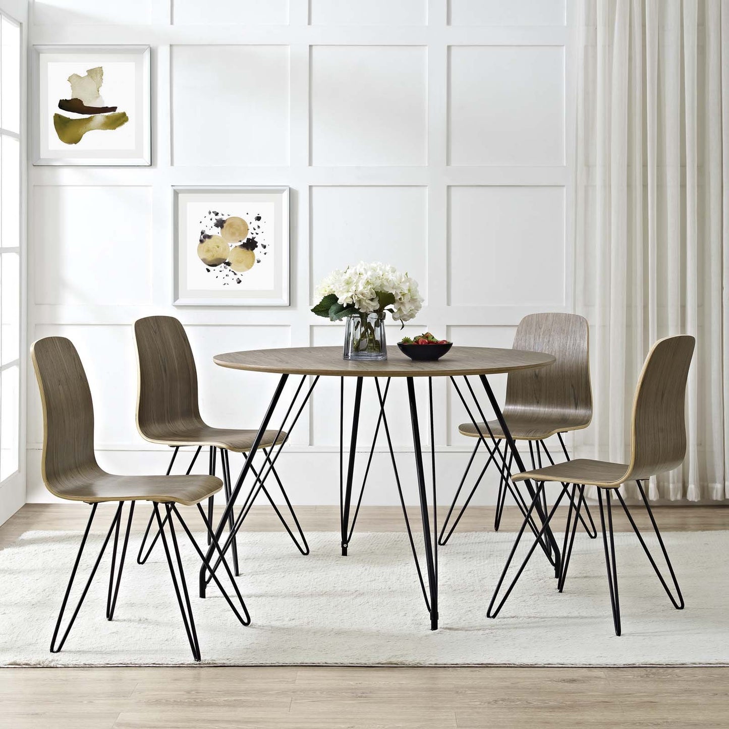 Modway Drift Dining Side Chair Set of 4