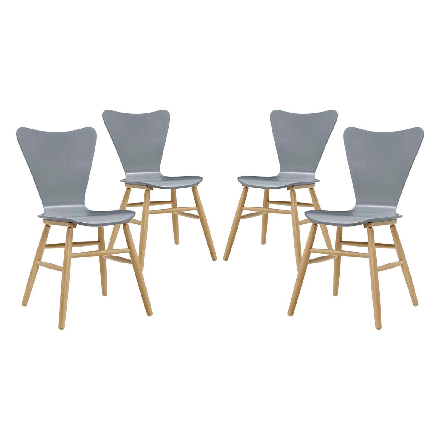 Modway Cascade Dining Chair Set of 4 | Dining Chairs | 