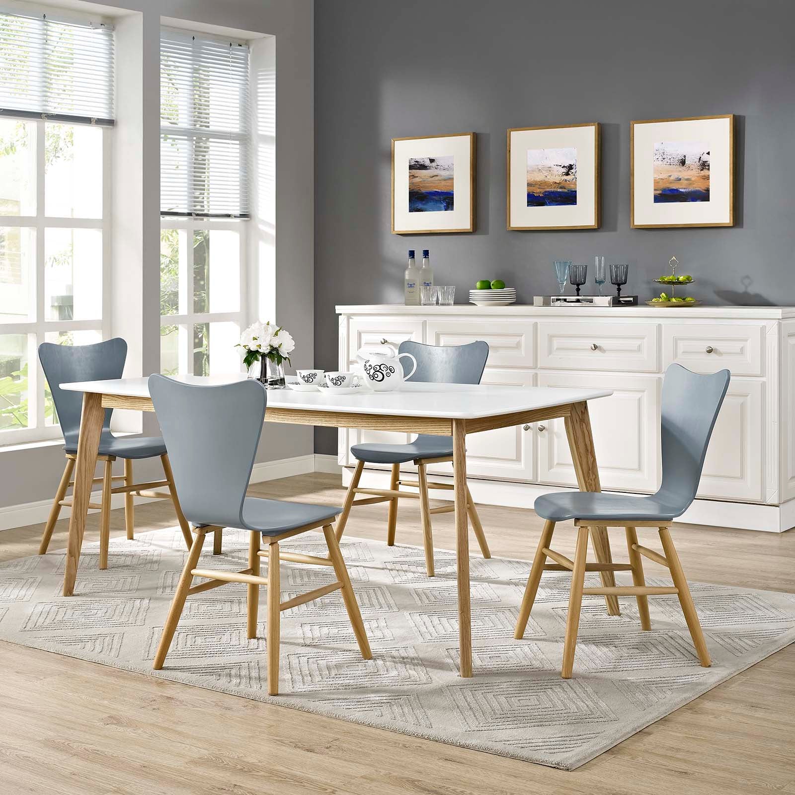 Modway Cascade Dining Chair Set of 4 | Dining Chairs | 