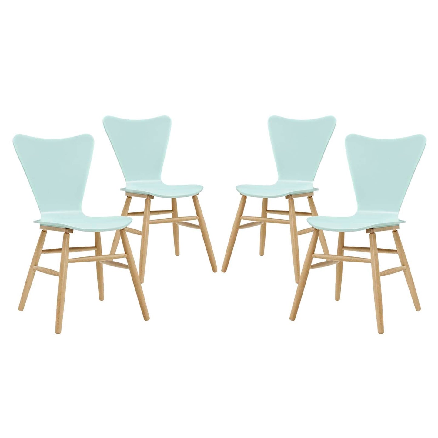 Modway Cascade Dining Chair Set of 4 | Dining Chairs | 