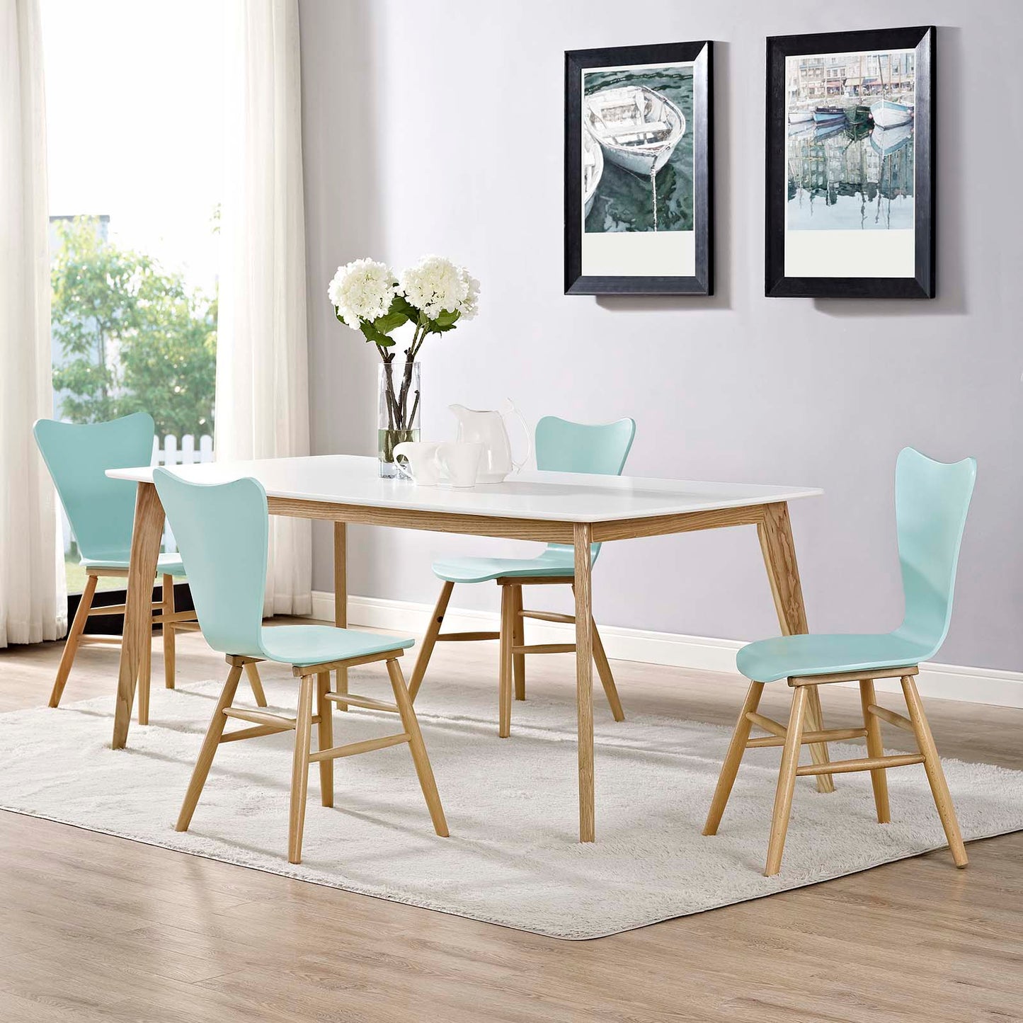 Modway Cascade Dining Chair Set of 4 | Dining Chairs | 