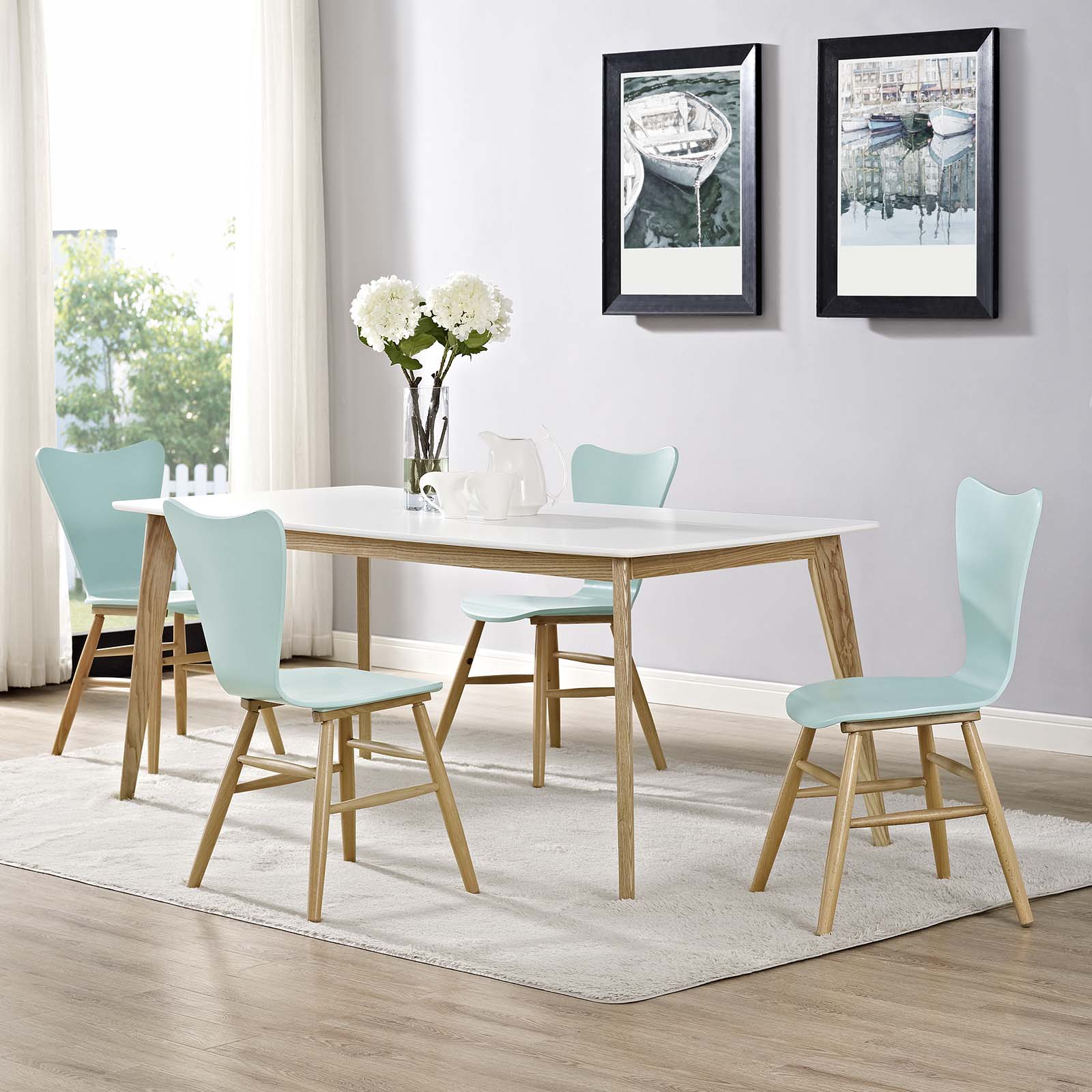 Modway Cascade Dining Chair Set of 4 | Dining Chairs | 