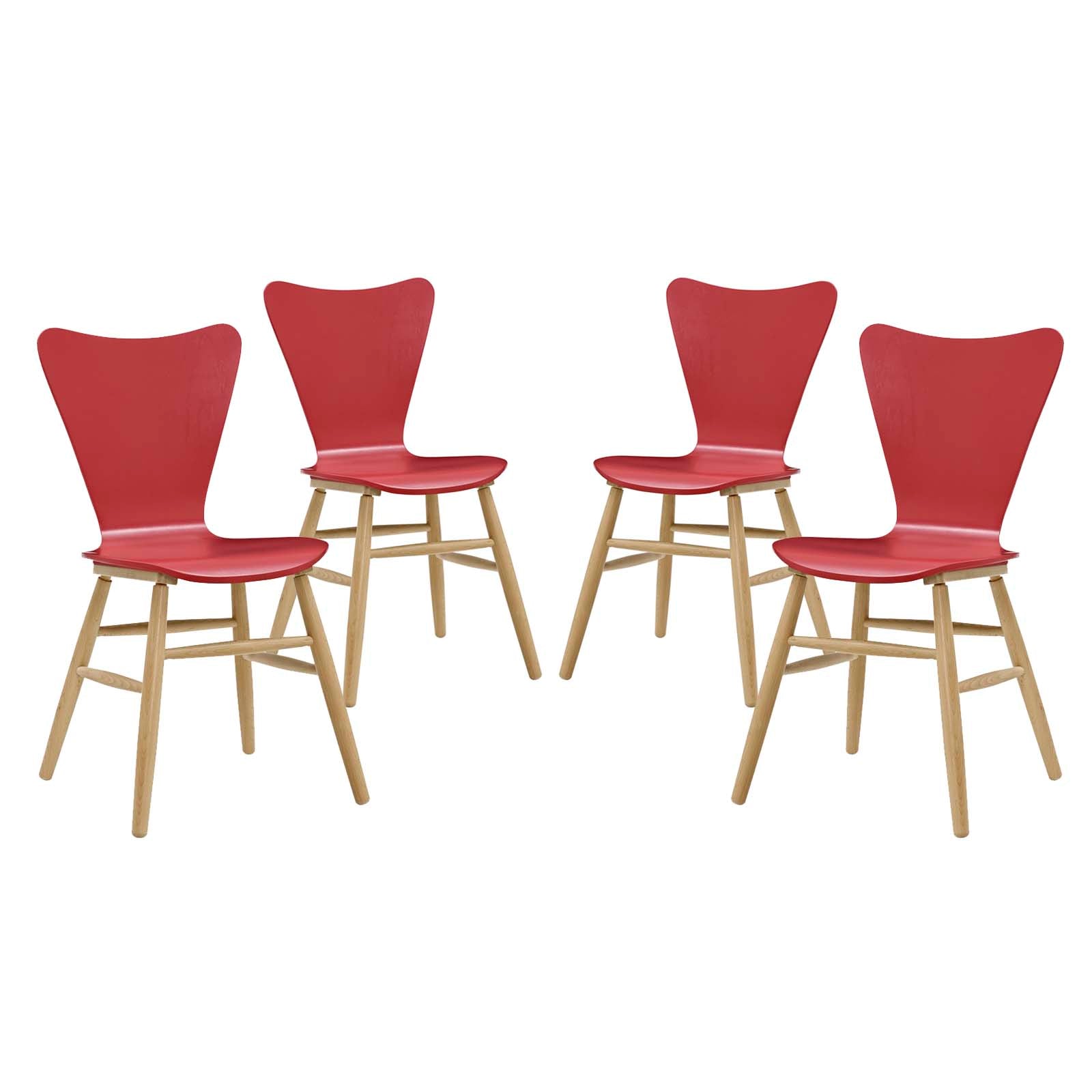 Modway Cascade Dining Chair Set of 4 | Dining Chairs | 