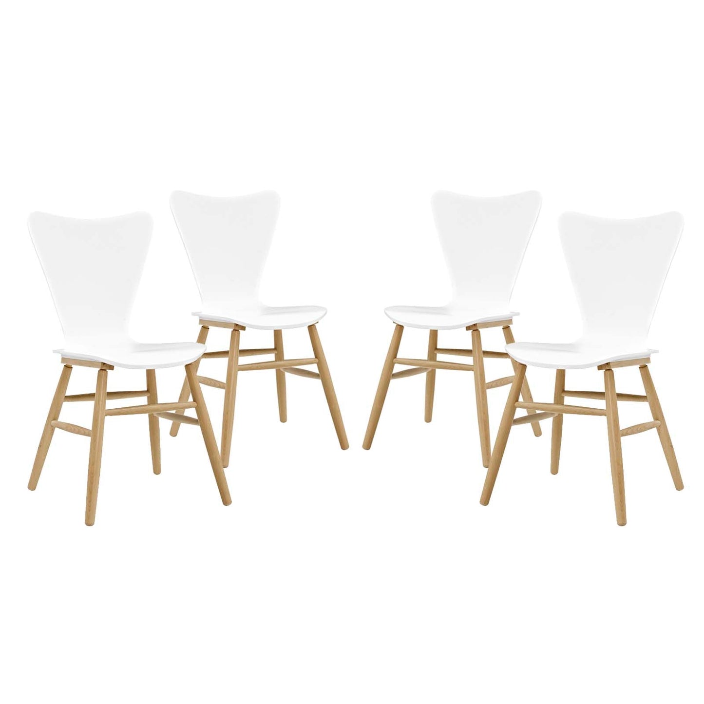 Modway Cascade Dining Chair Set of 4 | Dining Chairs | 