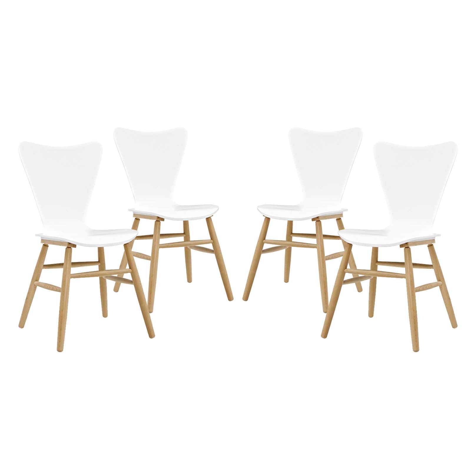 Modway Cascade Dining Chair Set of 4 | Dining Chairs | 