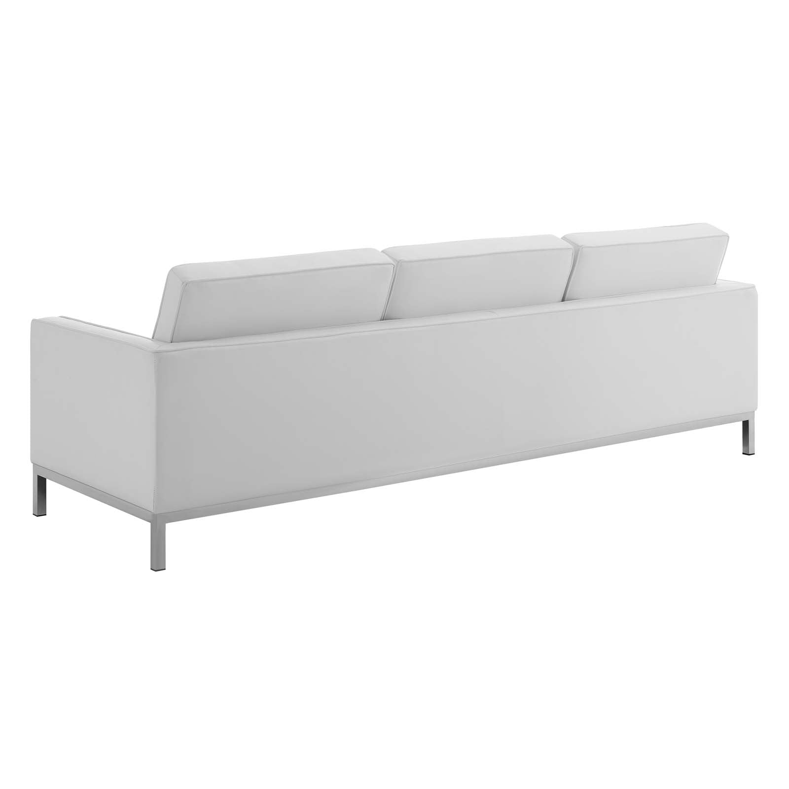 Modway Loft Tufted Button Upholstered Faux Leather Sofa | Sofas | Modishstore-4