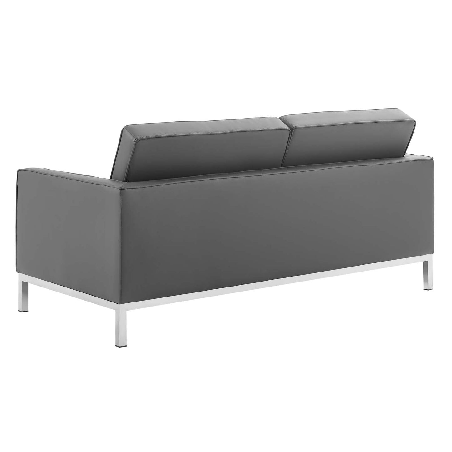 Modway Loft Tufted Upholstered Faux Leather Loveseat - EEI-3388