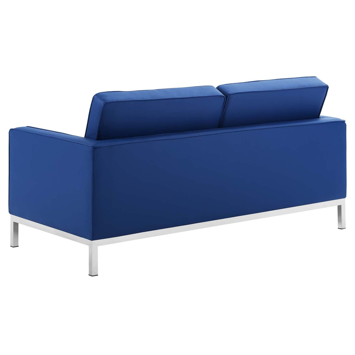 Modway Loft Tufted Button Upholstered Faux Leather Loveseat