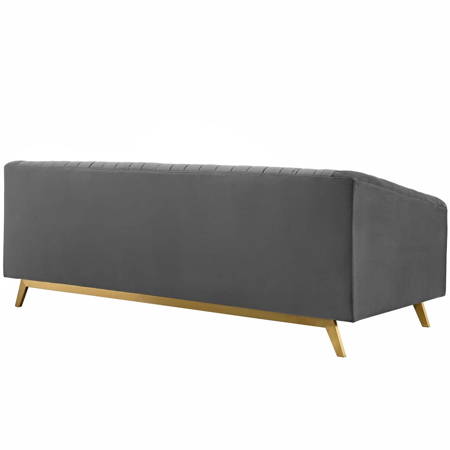 Modway Valiant Vertical Channel Tufted Performance Velvet Loveseat | Loveseats | Modishstore-9