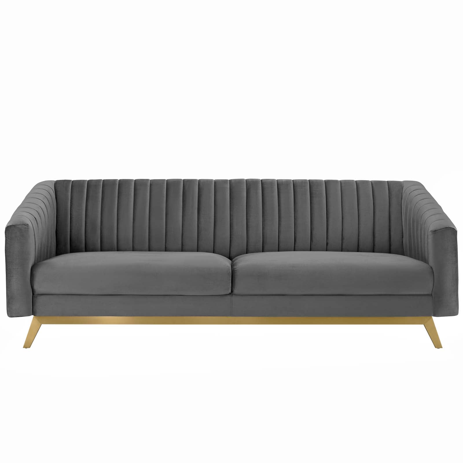 Modway Valiant Vertical Channel Tufted Performance Velvet Loveseat | Loveseats | Modishstore-10