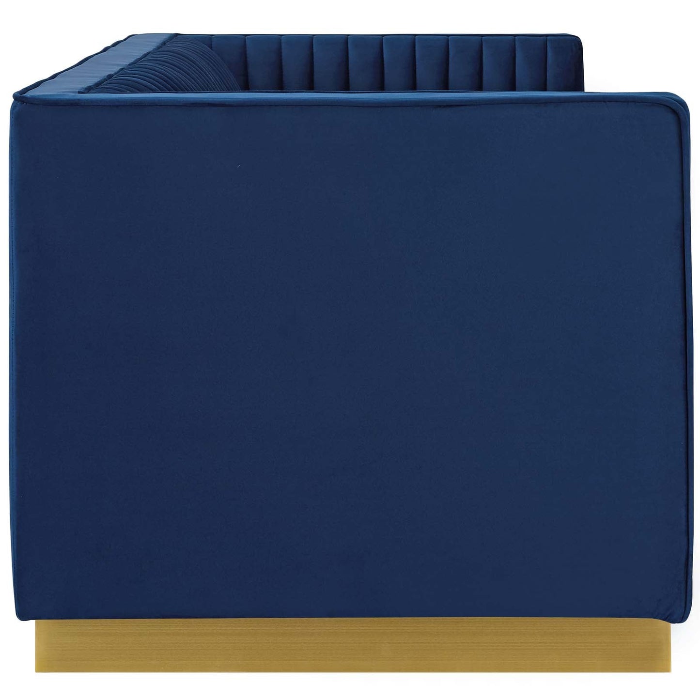 Modway Sanguine Vertical Channel Tufted Performance Velvet Sofa | Sofas | Modishstore-7