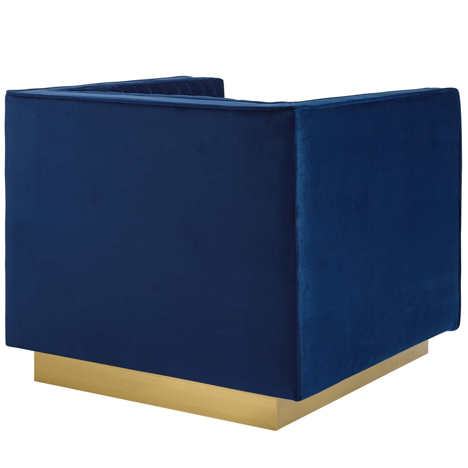 Modway Sanguine Vertical Channel Tufted Accent Performance Velvet Armchair | Armchairs | Modishstore-5
