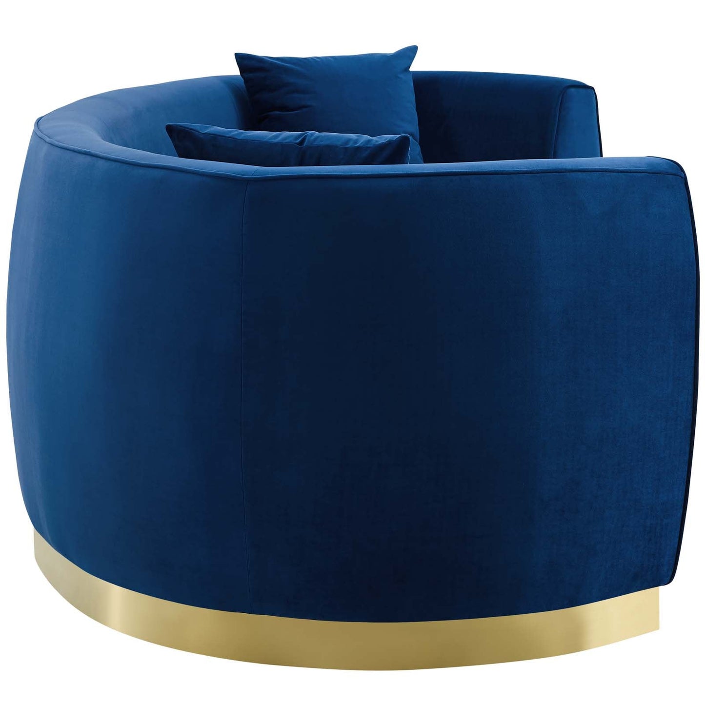 Modway Resolute Curved Performance Velvet Sofa | Sofas | Modishstore-9