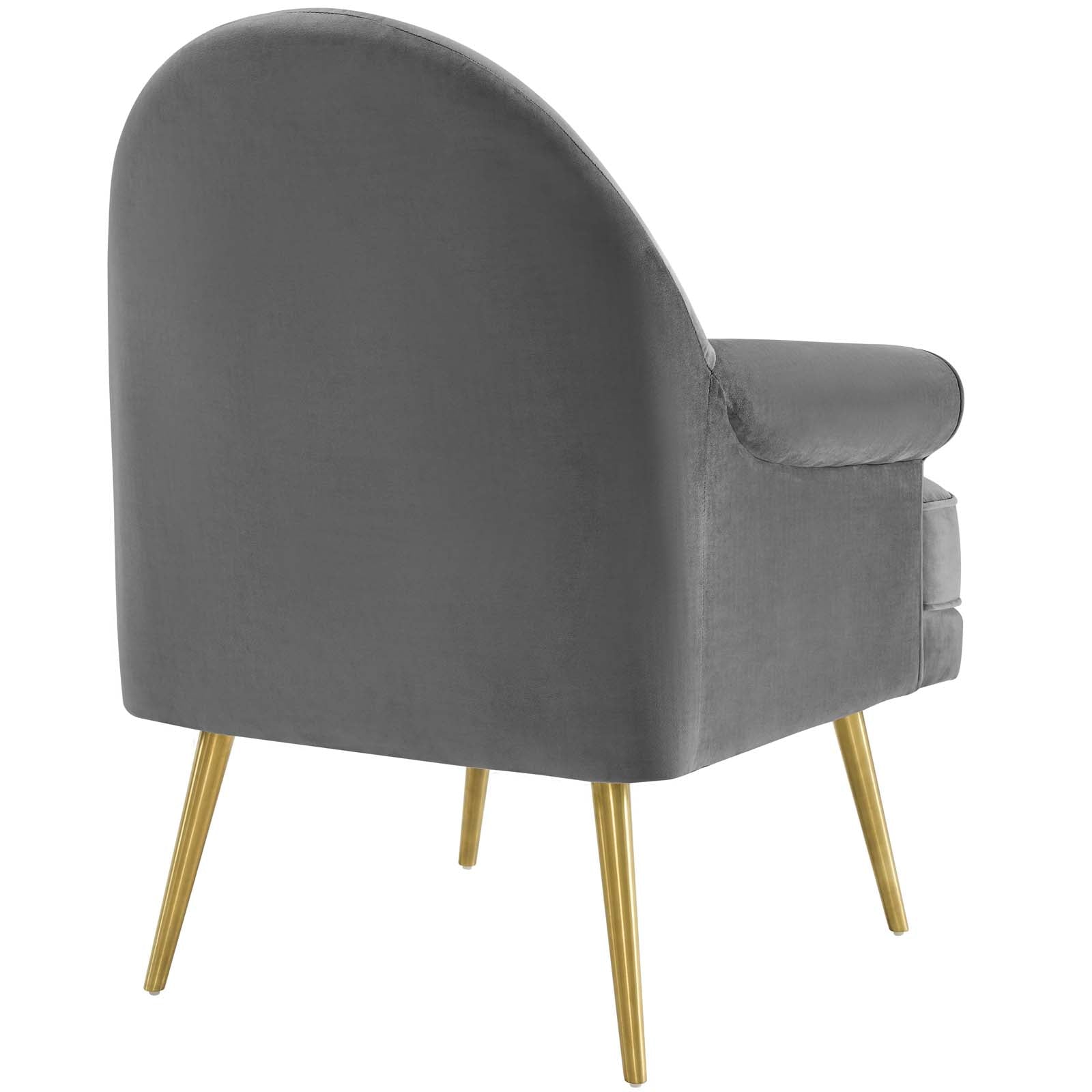 Modway Revive Tufted Button Accent Performance Velvet Armchair | Armchairs | Modishstore-6