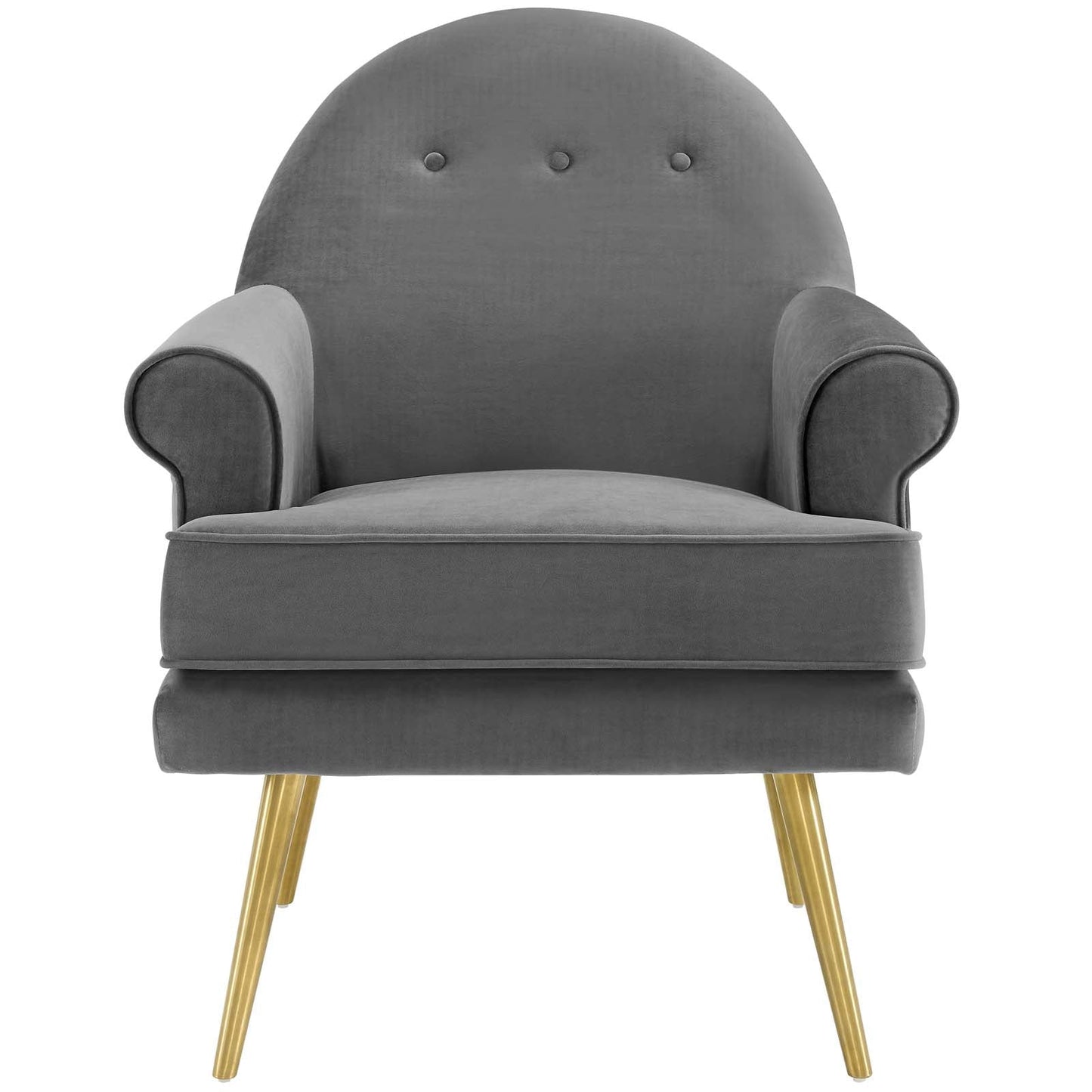 Modway Revive Tufted Button Accent Performance Velvet Armchair | Armchairs | Modishstore-4
