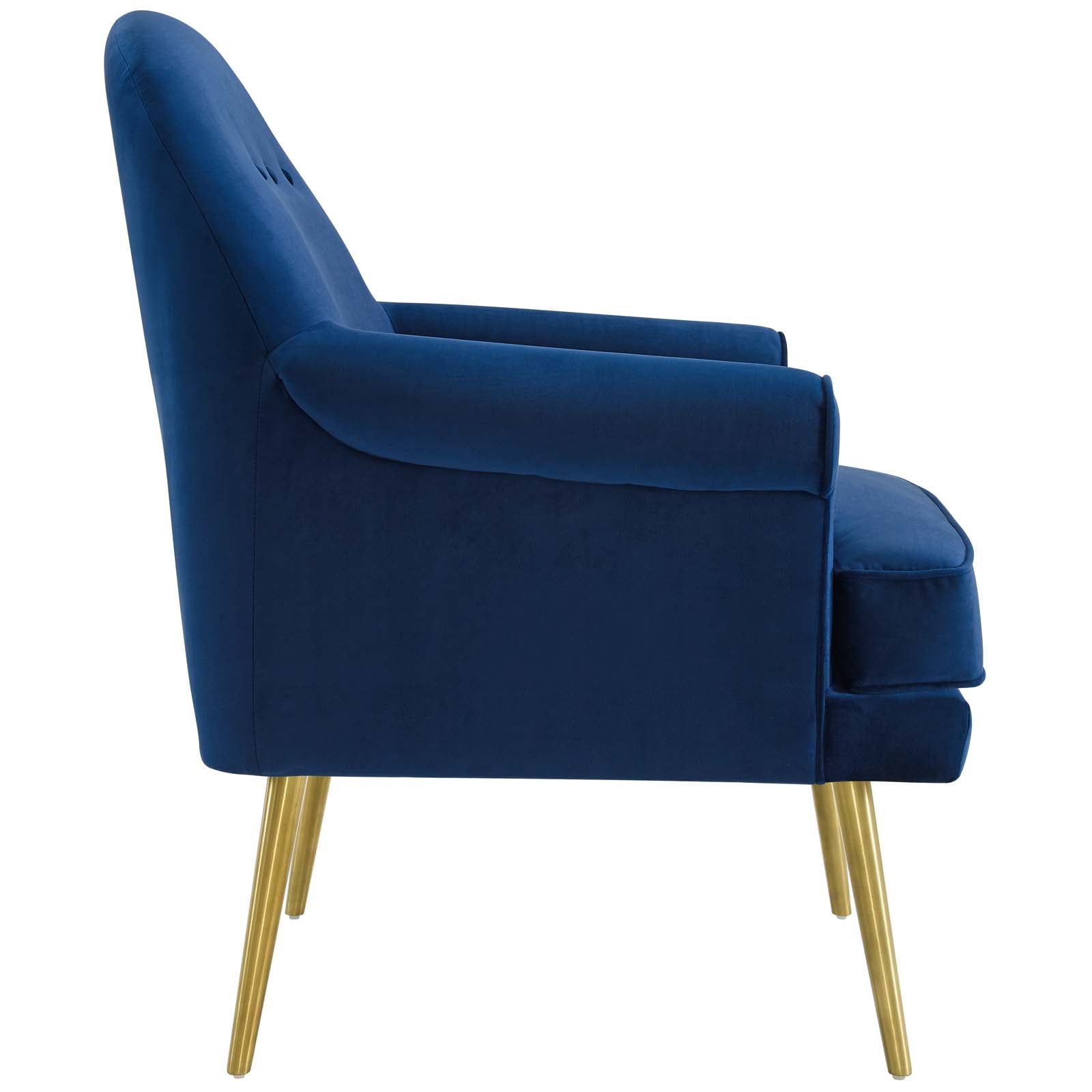 Modway Revive Tufted Button Accent Performance Velvet Armchair | Armchairs | Modishstore-9