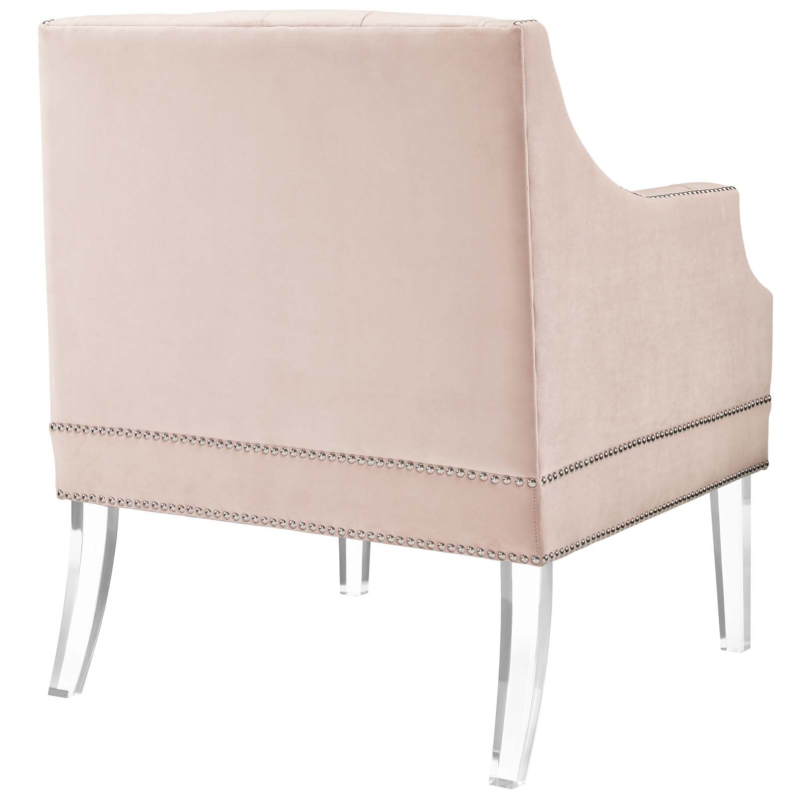 Modway Proverbial Tufted Button Accent Performance Velvet Armchair | Armchairs | Modishstore-4