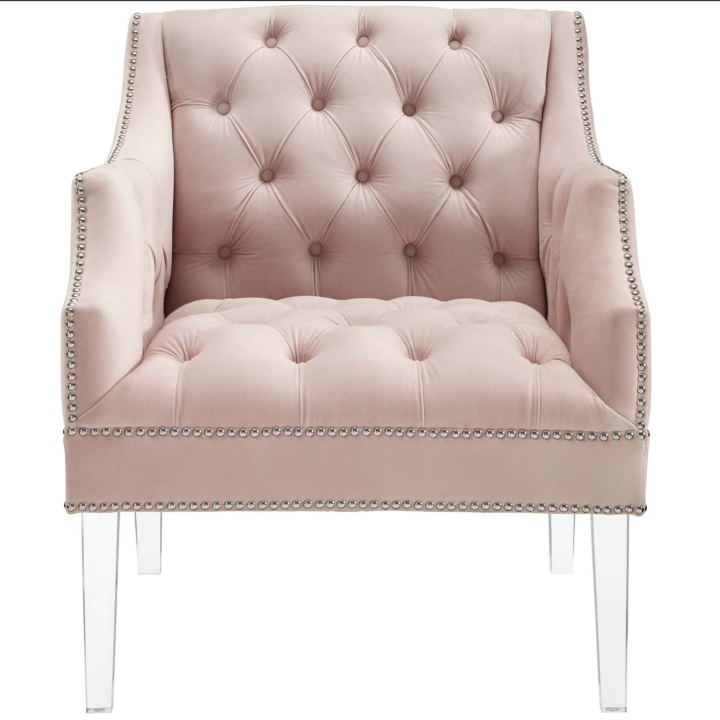 Modway Proverbial Tufted Button Accent Performance Velvet Armchair | Armchairs | Modishstore-6
