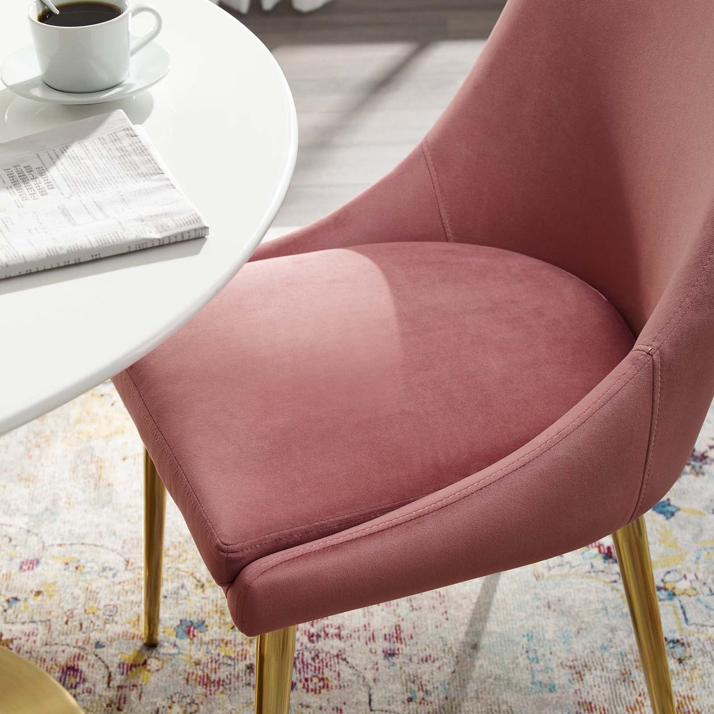Modway Viscount Accent Performance Velvet Dining Chair | Dining Chairs | Modishstore-56