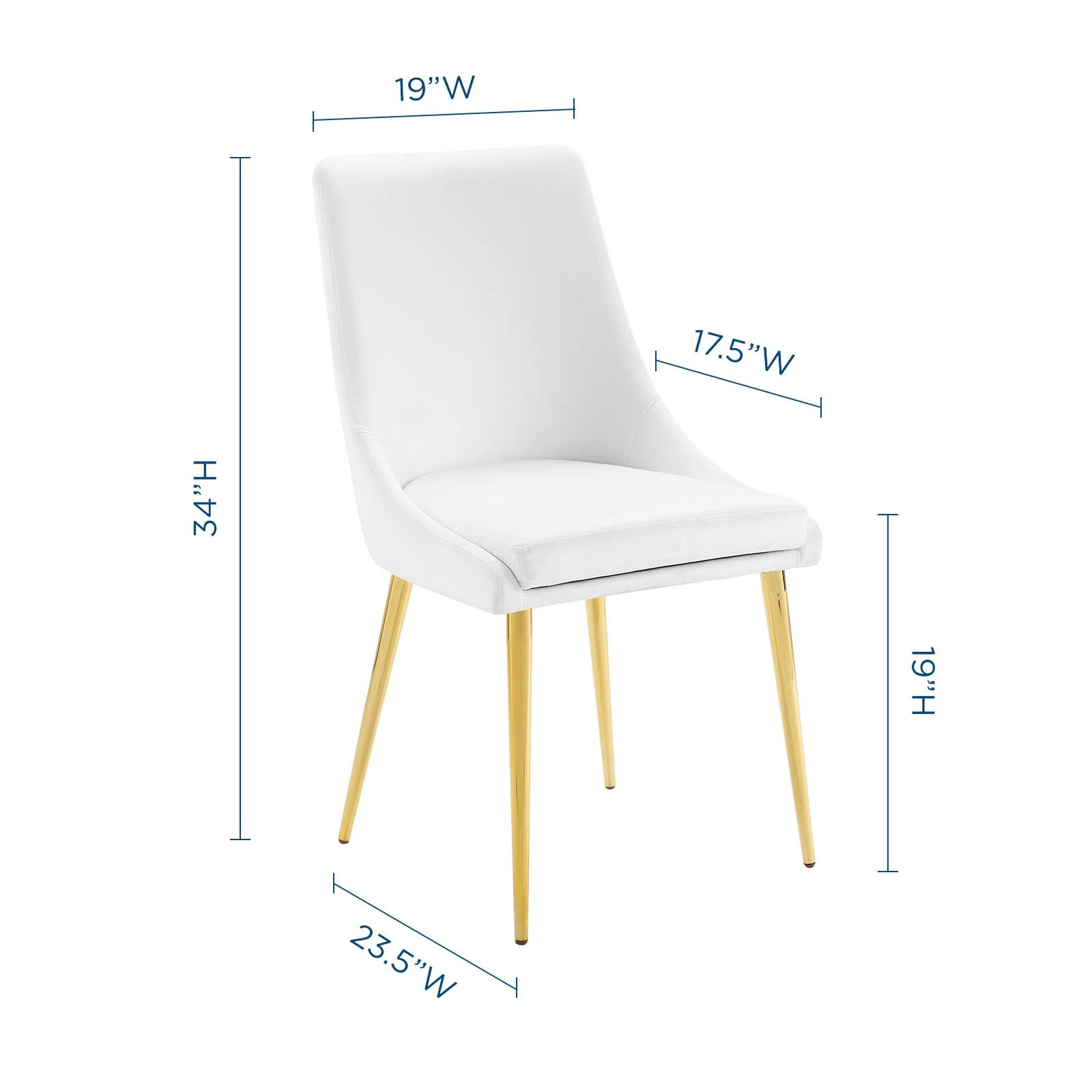 Modway Viscount Accent Performance Velvet Dining Chair | Dining Chairs | Modishstore-10