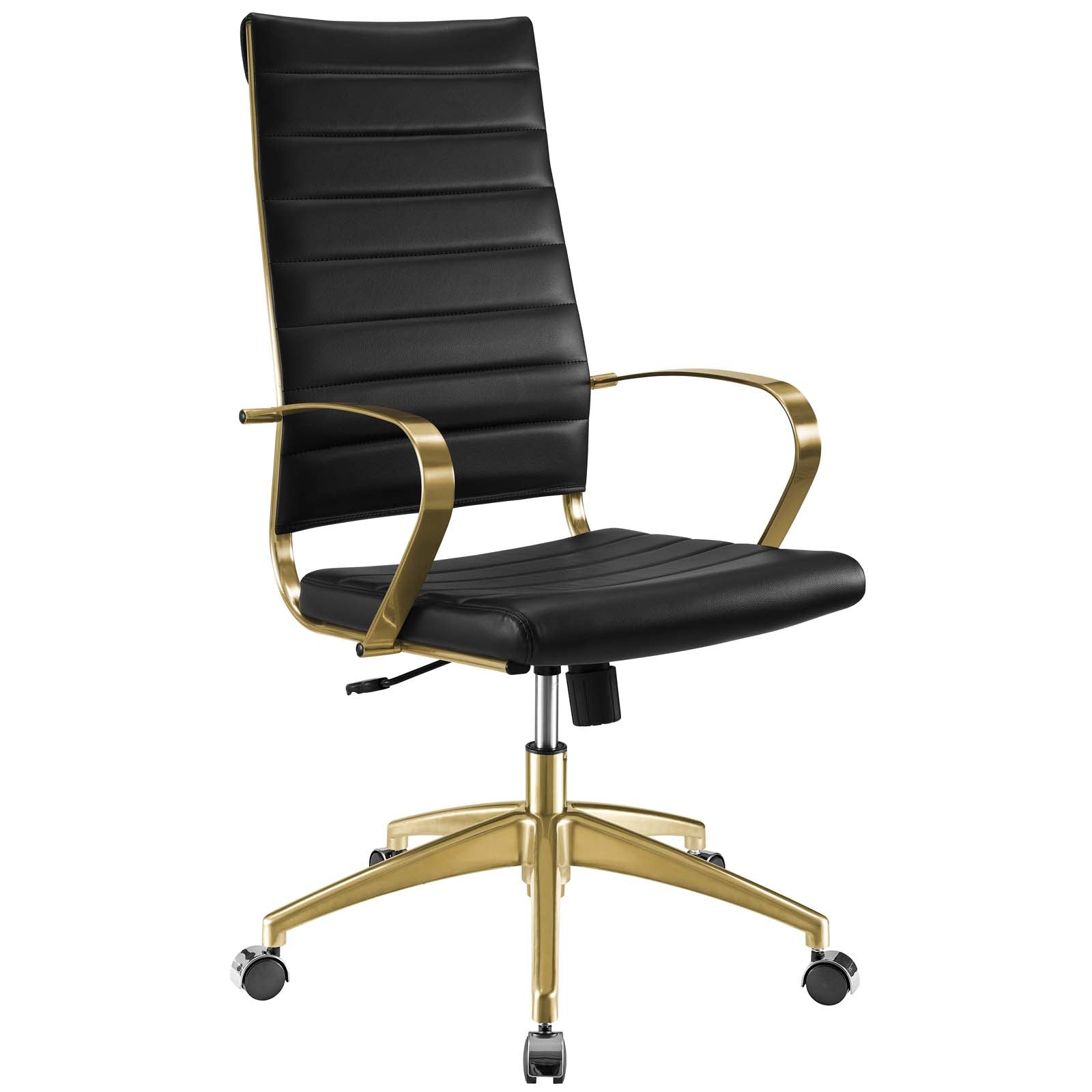 Modway Jive Gold Stainless Steel Highback Office Chair | Office Chairs | 