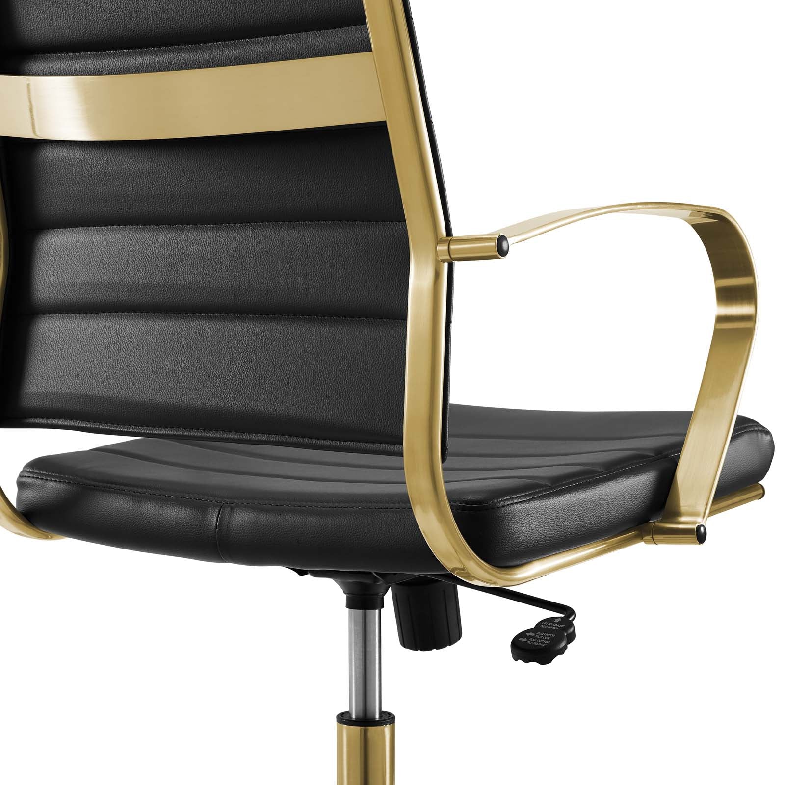 Modway Jive Gold Stainless Steel Highback Office Chair | Office Chairs | 