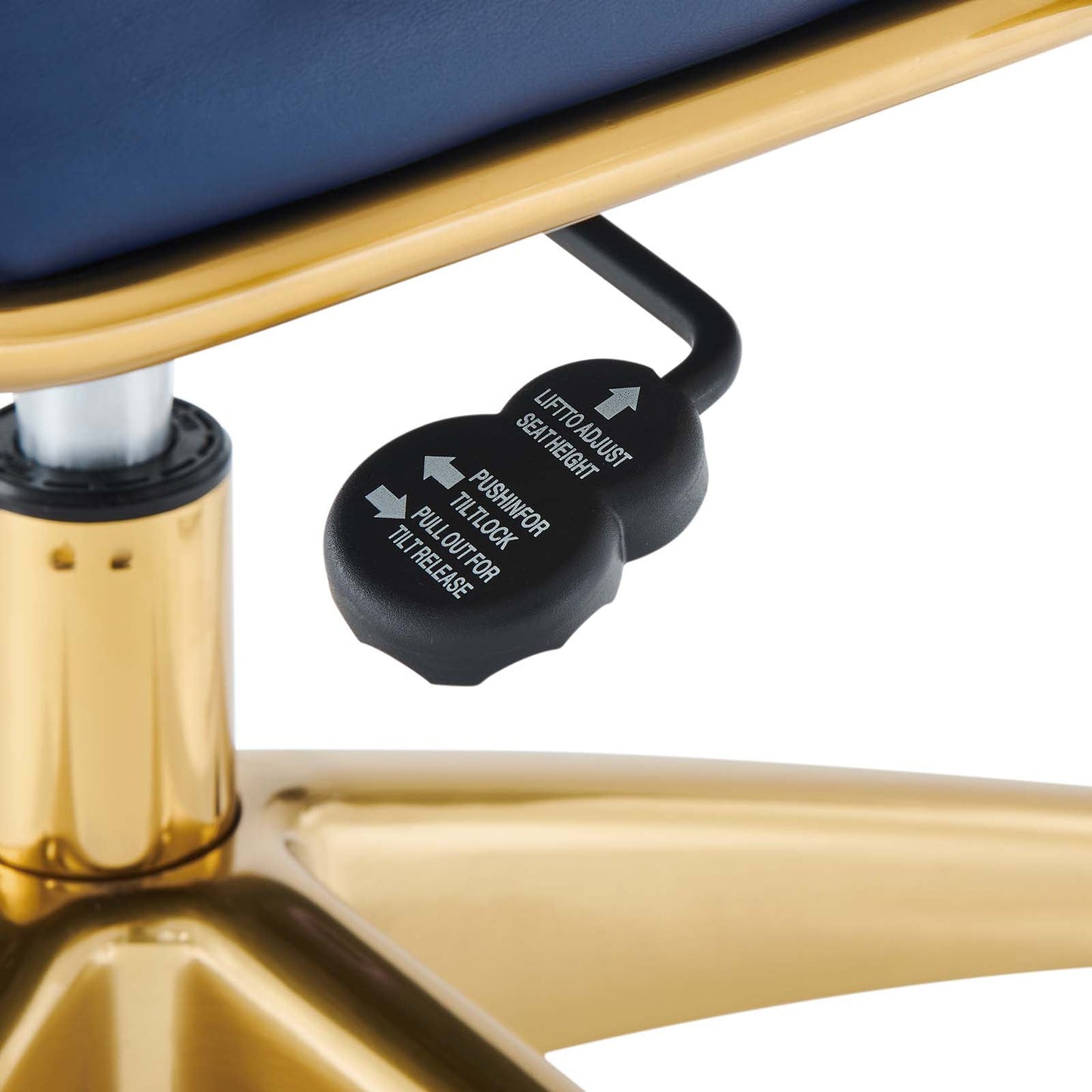 Modway Jive Gold Stainless Steel Highback Office Chair | Office Chairs | 