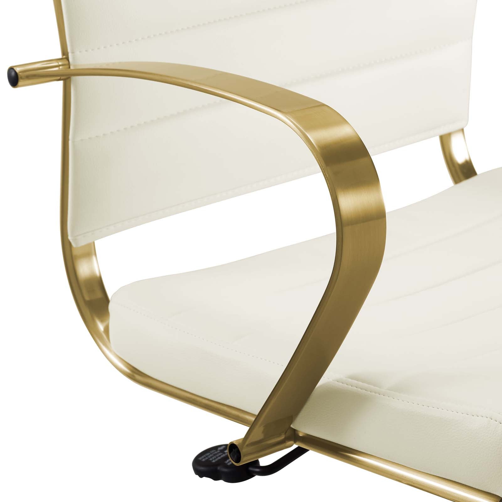 Modway Jive Gold Stainless Steel Highback Office Chair | Office Chairs | 