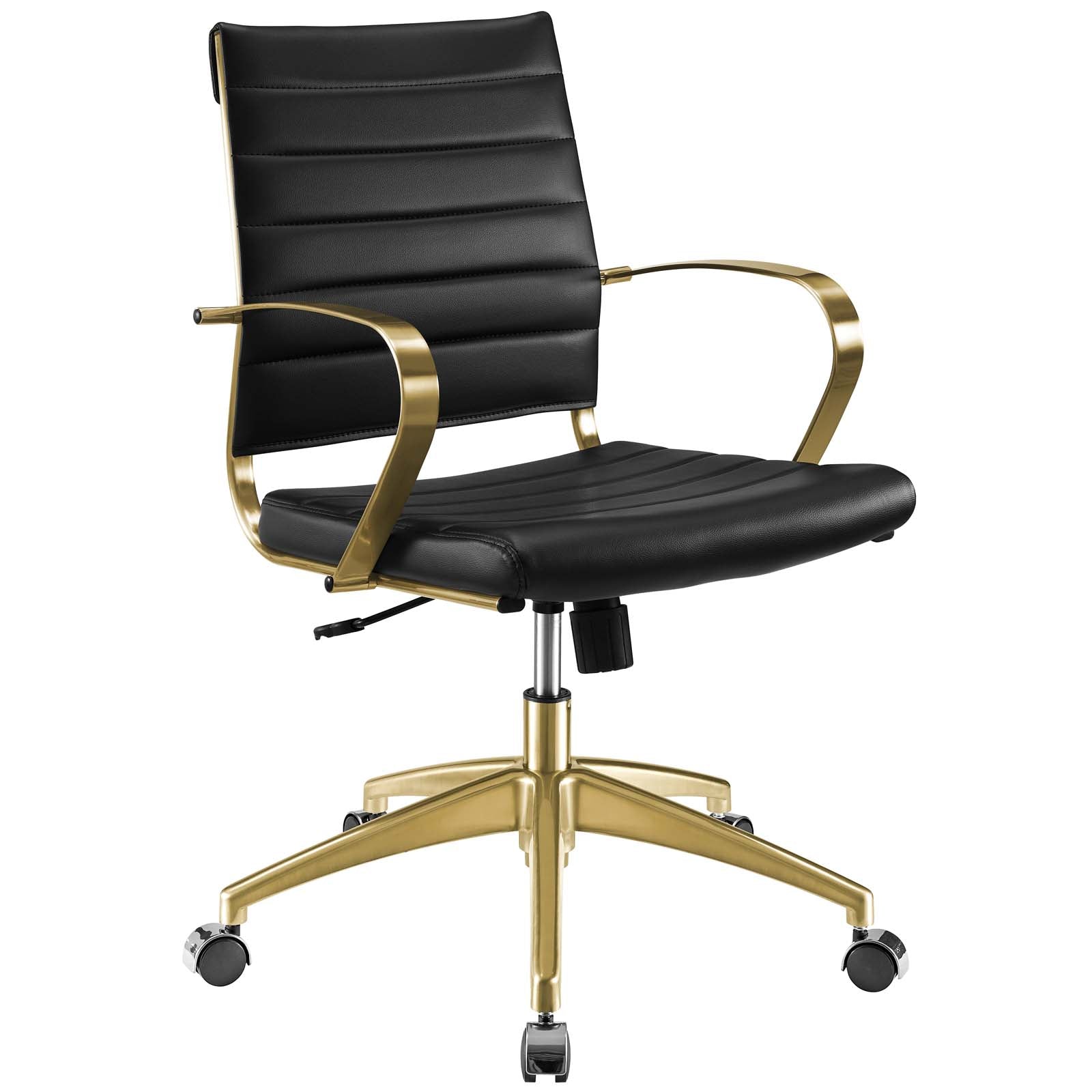 Modway Jive Gold Stainless Steel Midback Office Chair | Office Chairs | 