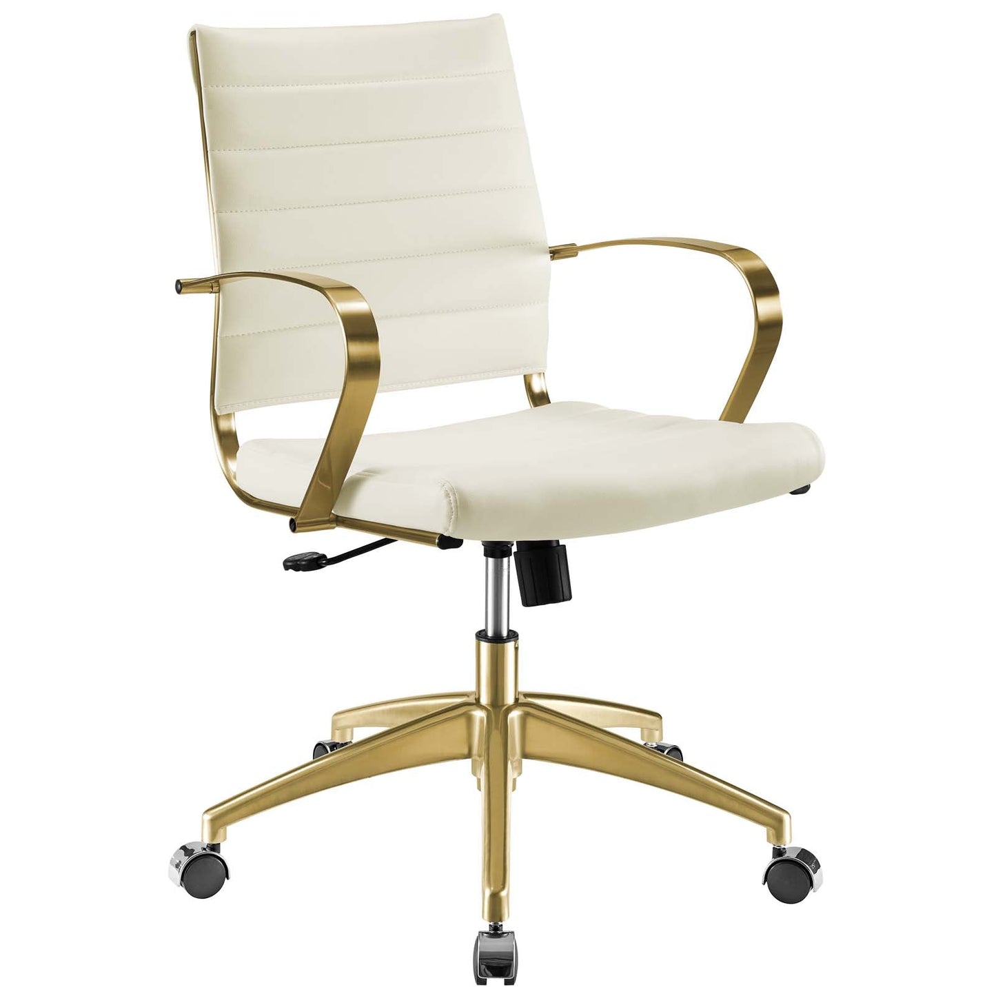 Modway Jive Gold Stainless Steel Midback Office Chair | Office Chairs | 