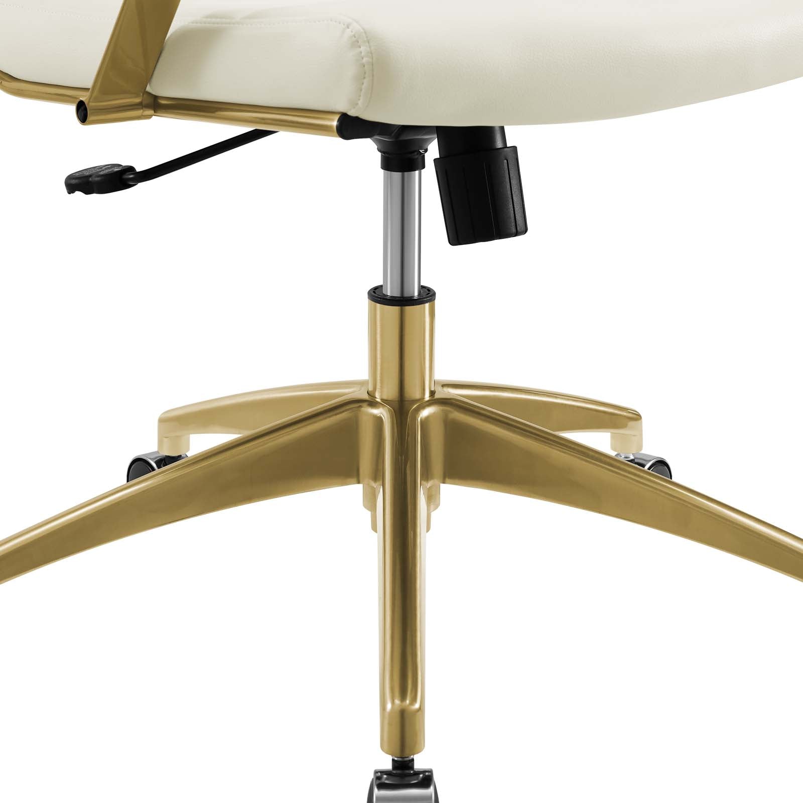 Modway Jive Gold Stainless Steel Midback Office Chair | Office Chairs | 